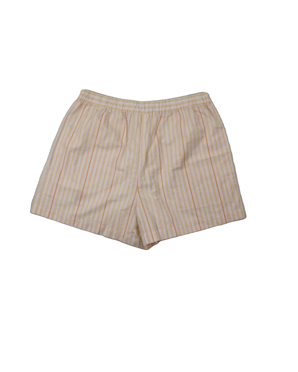 Wilfred Women's Orange/Peach/Tan Mini Shorts with Stretch Waistband – Size 26