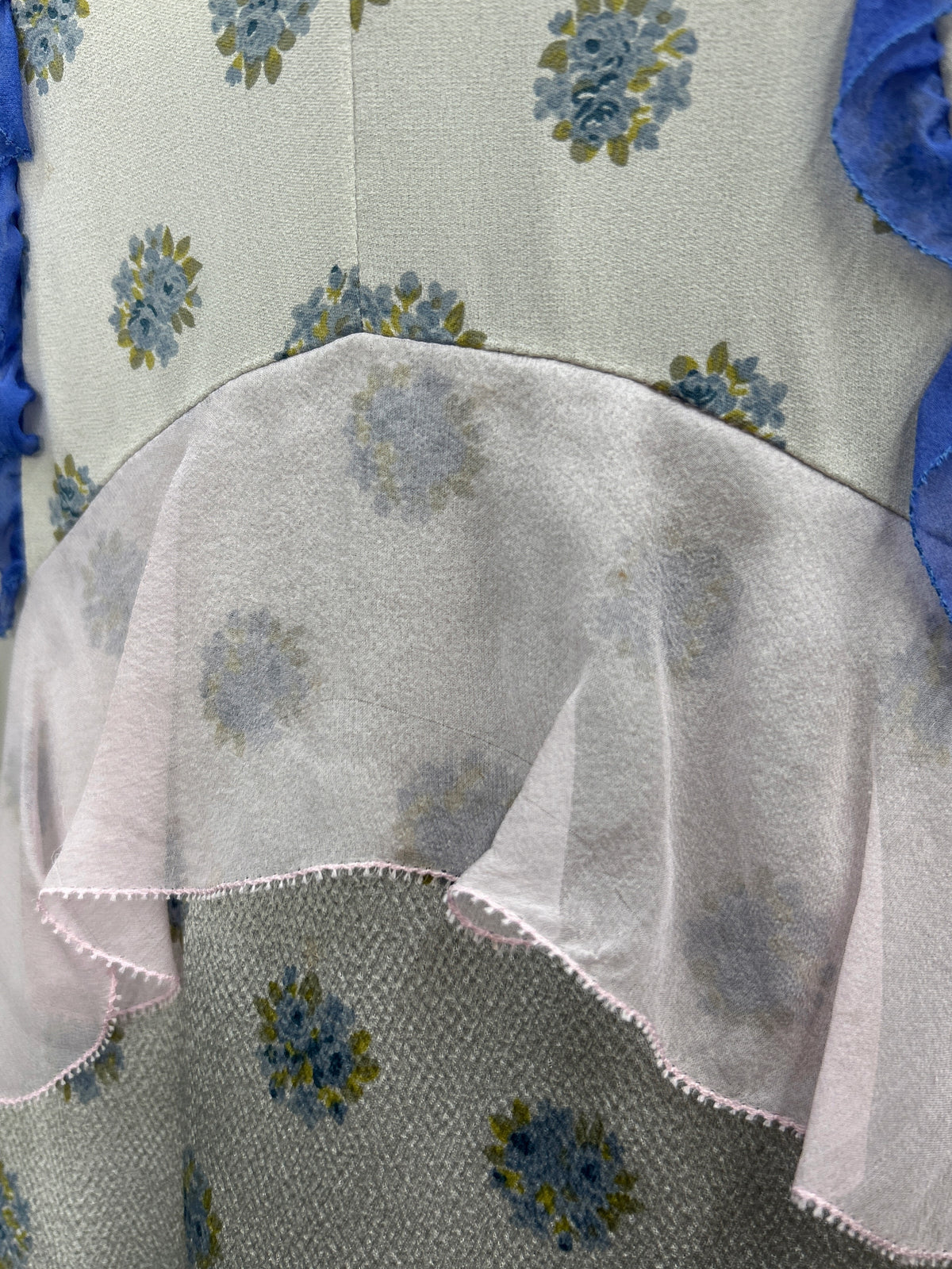 Valentino Size 40 SS18 Bouquet Print Silk Dress