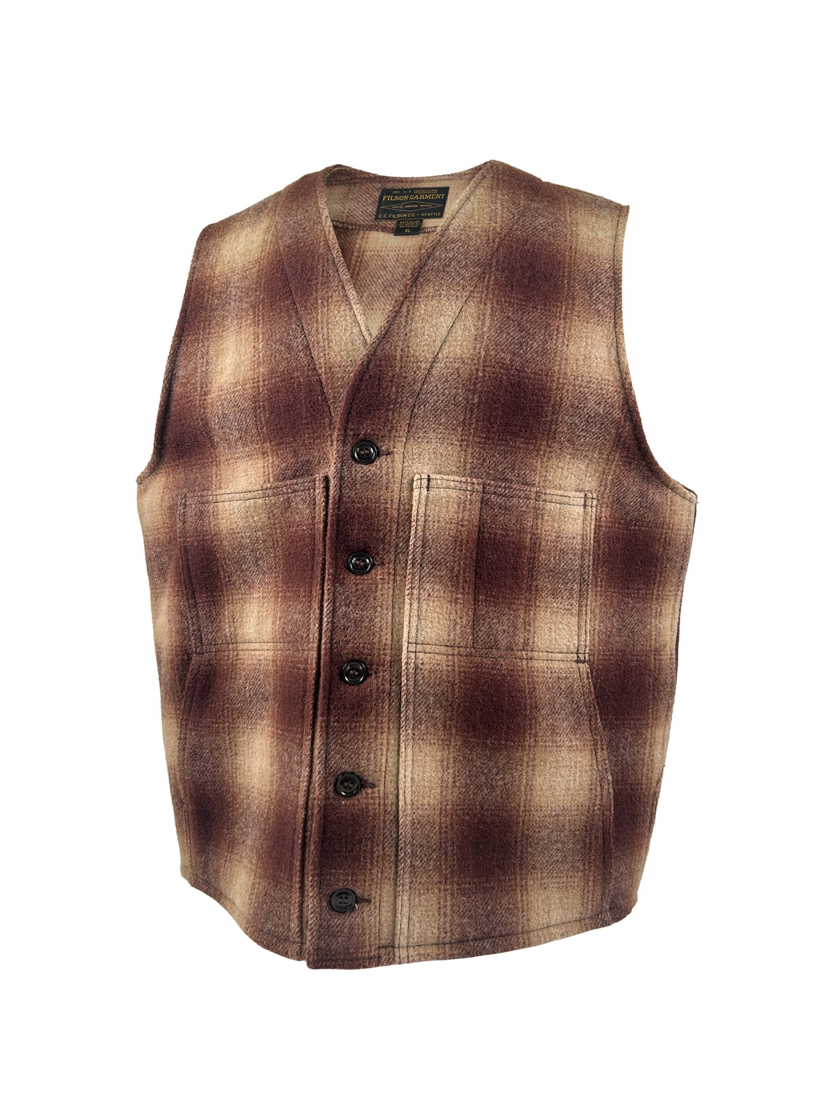 Filson Size XL Mackinaw Wool Vest