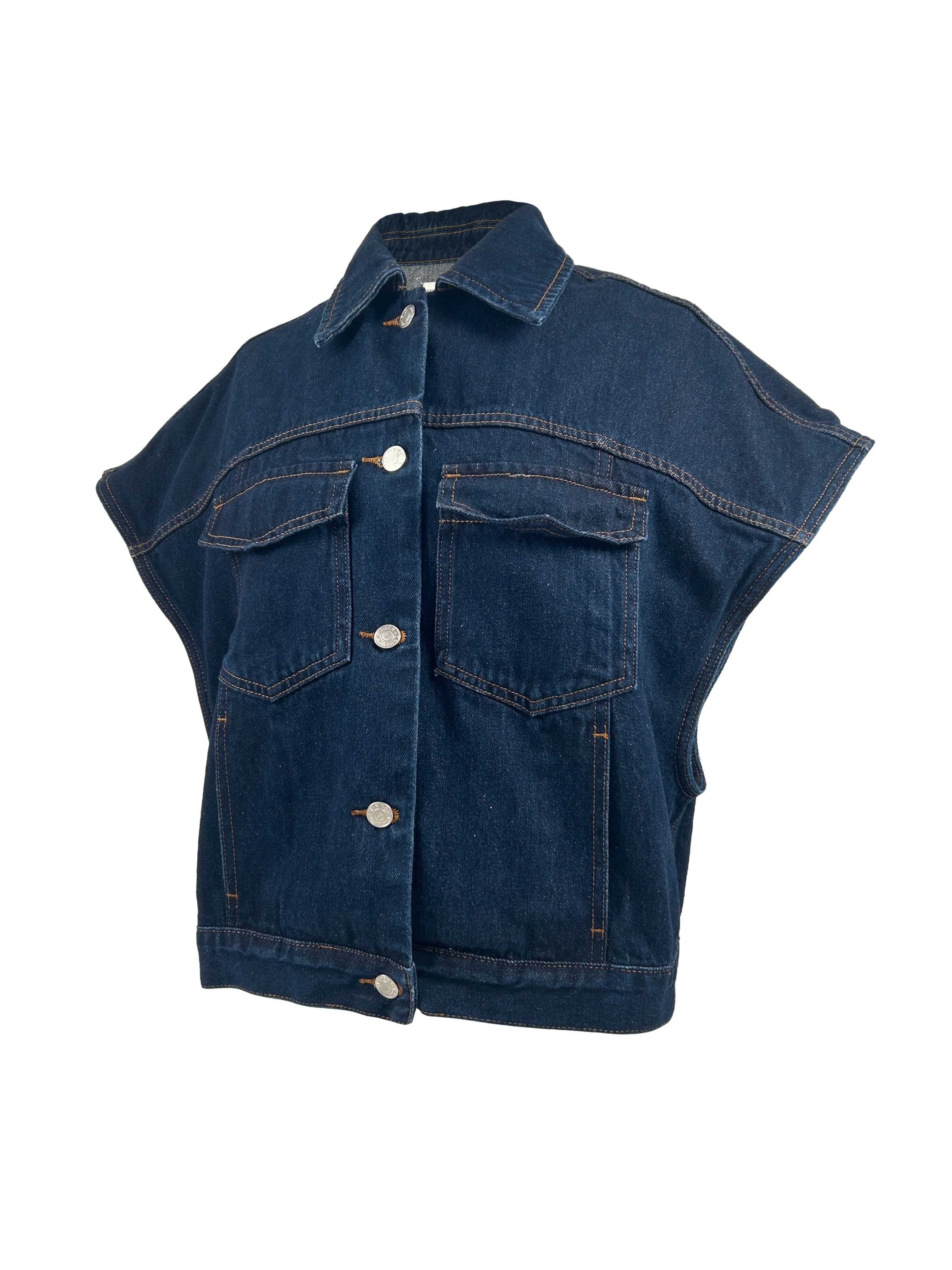 Dries Van Noten Size 36 Vassie Denim Short Jacket