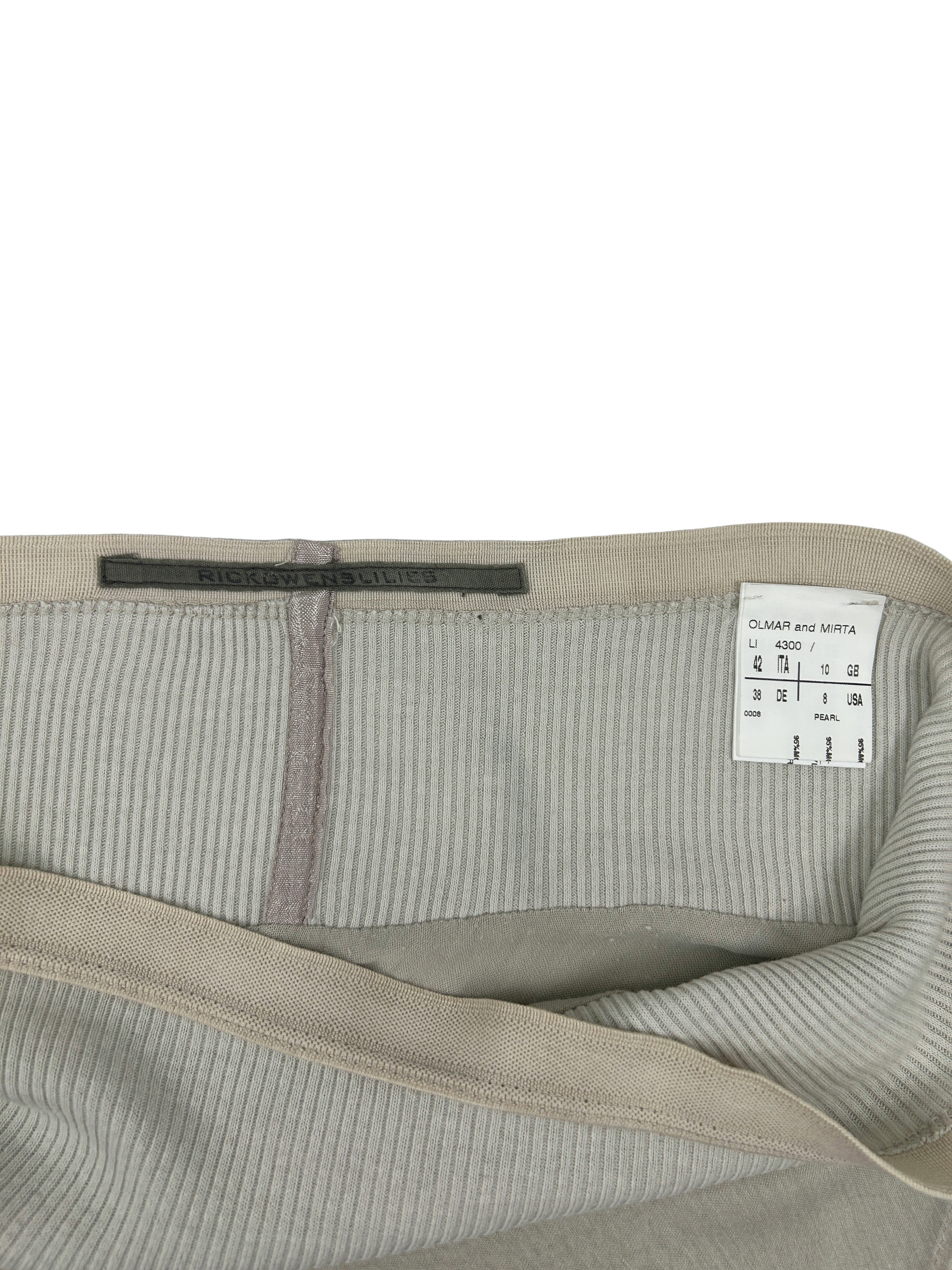 Rick Owens Lilies Size 42 Asymmetrical Draped Maxi Skirt