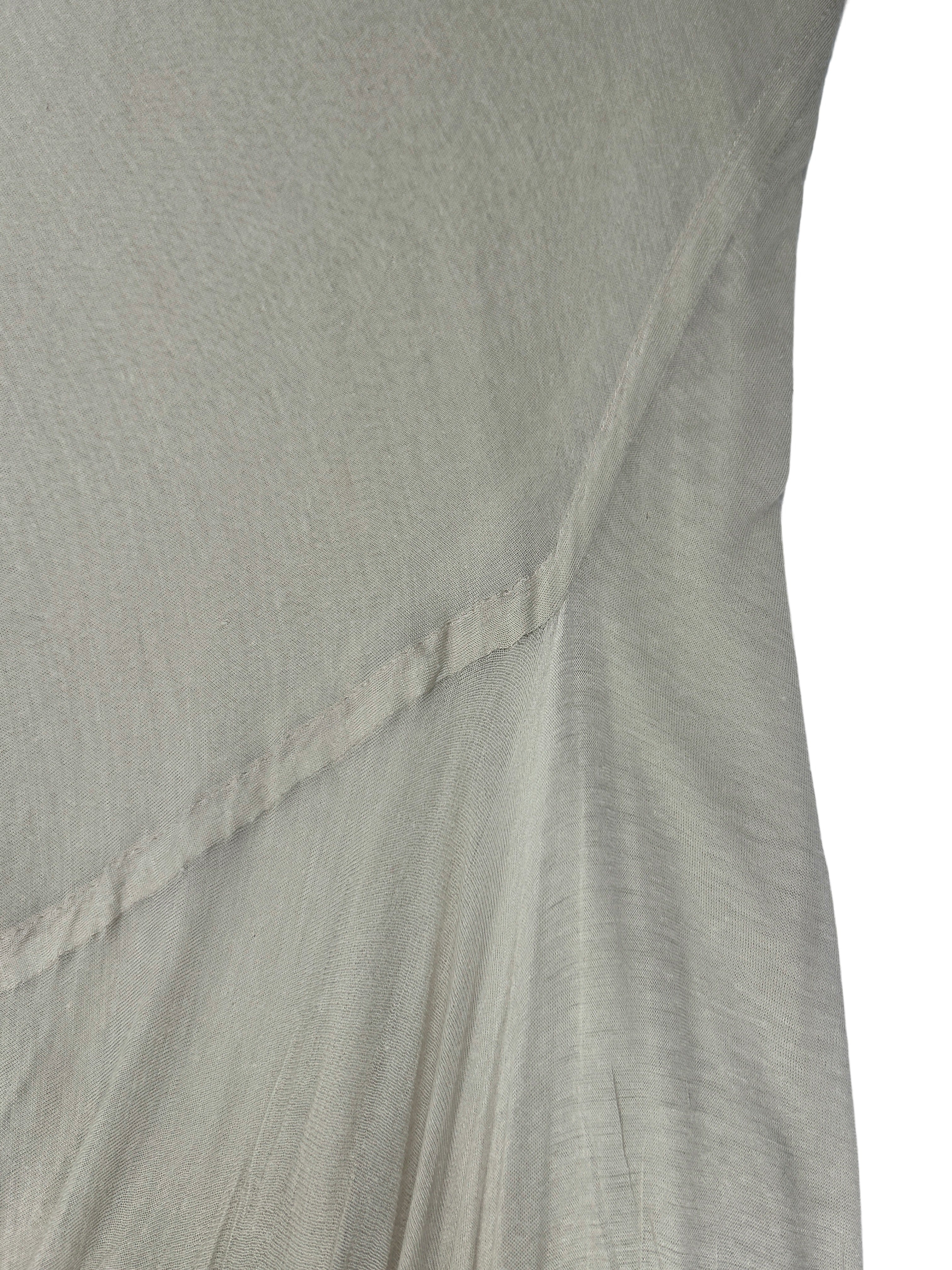 Rick Owens Lilies Size 42 Asymmetrical Draped Maxi Skirt