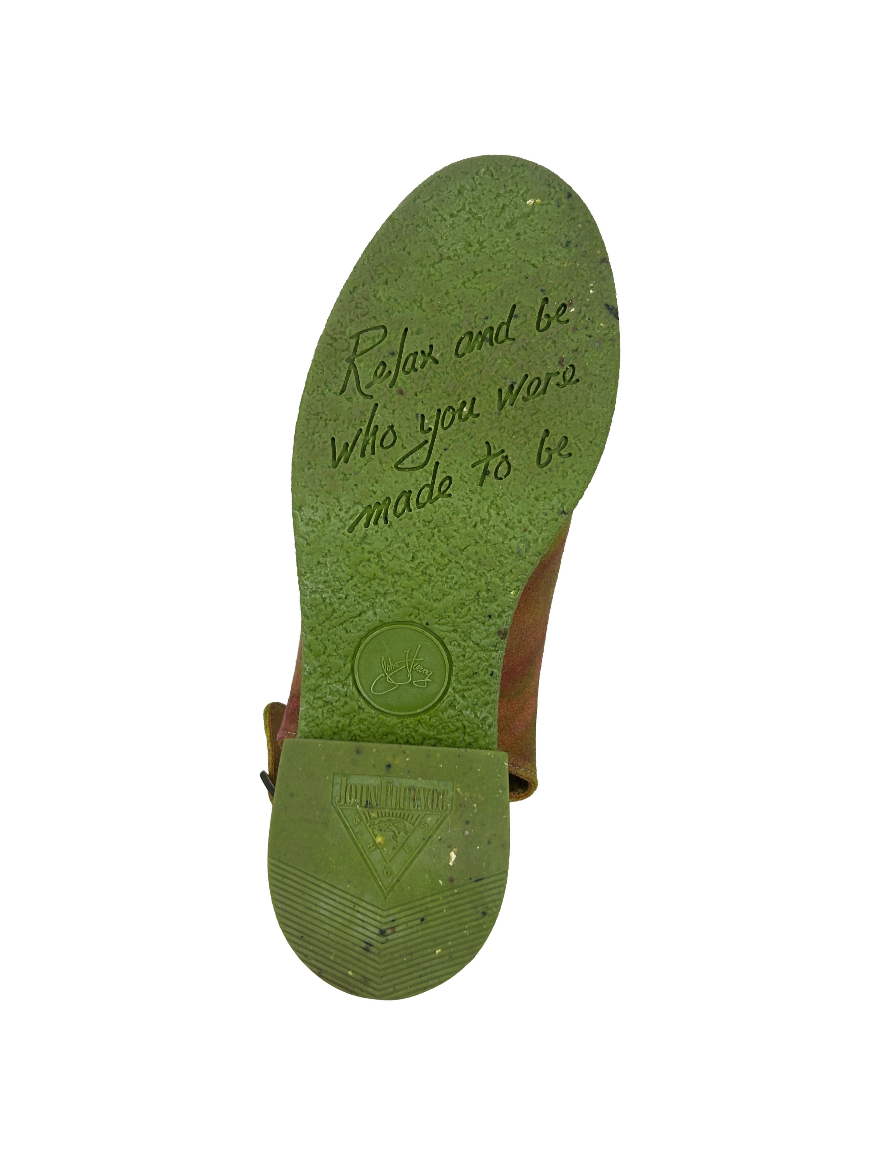 John Fluevog Size 8 Goofball Tie-Dye Slingback Mules