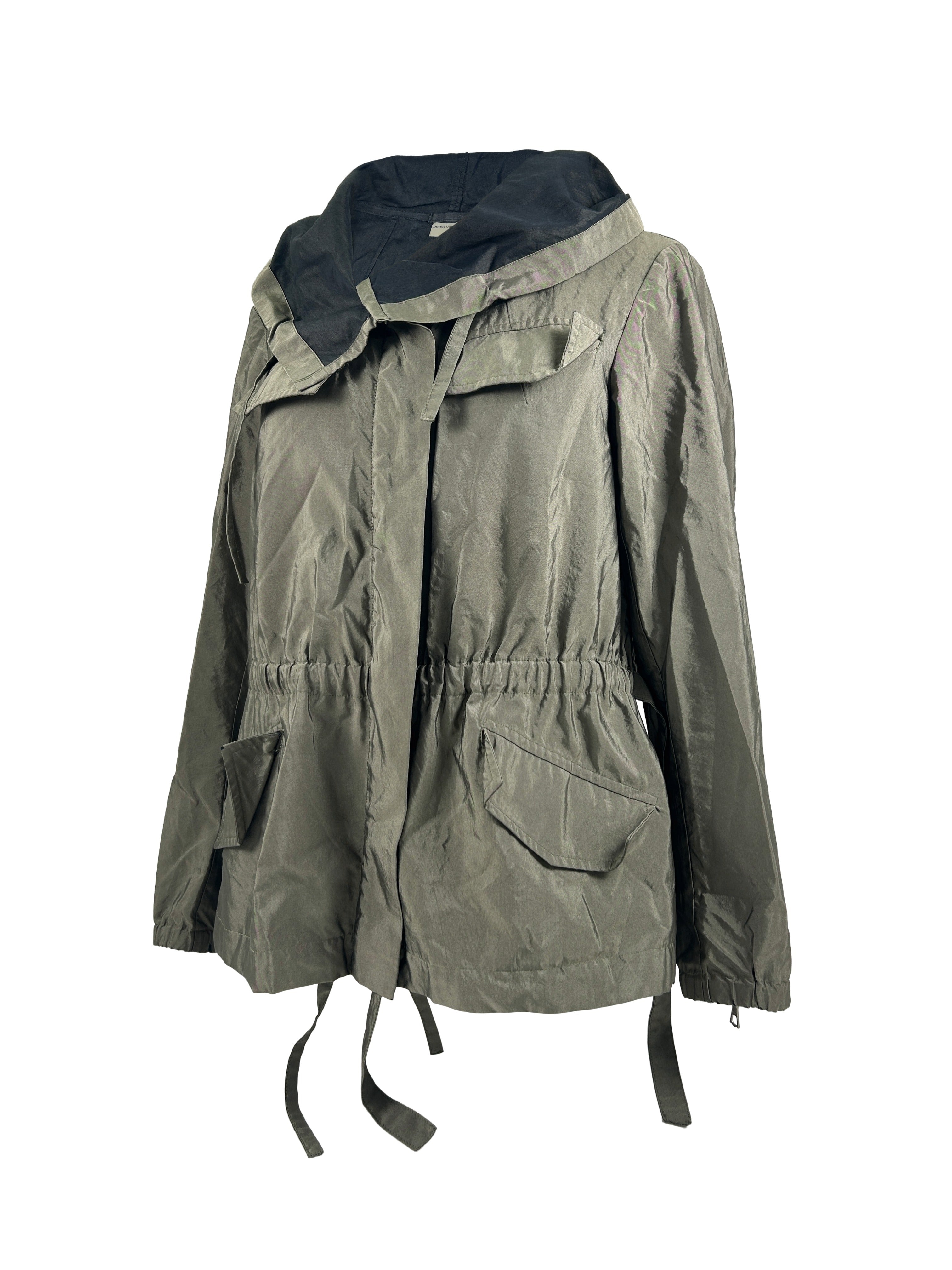 Dries Van Noten Size S Funnel Neck Jacket