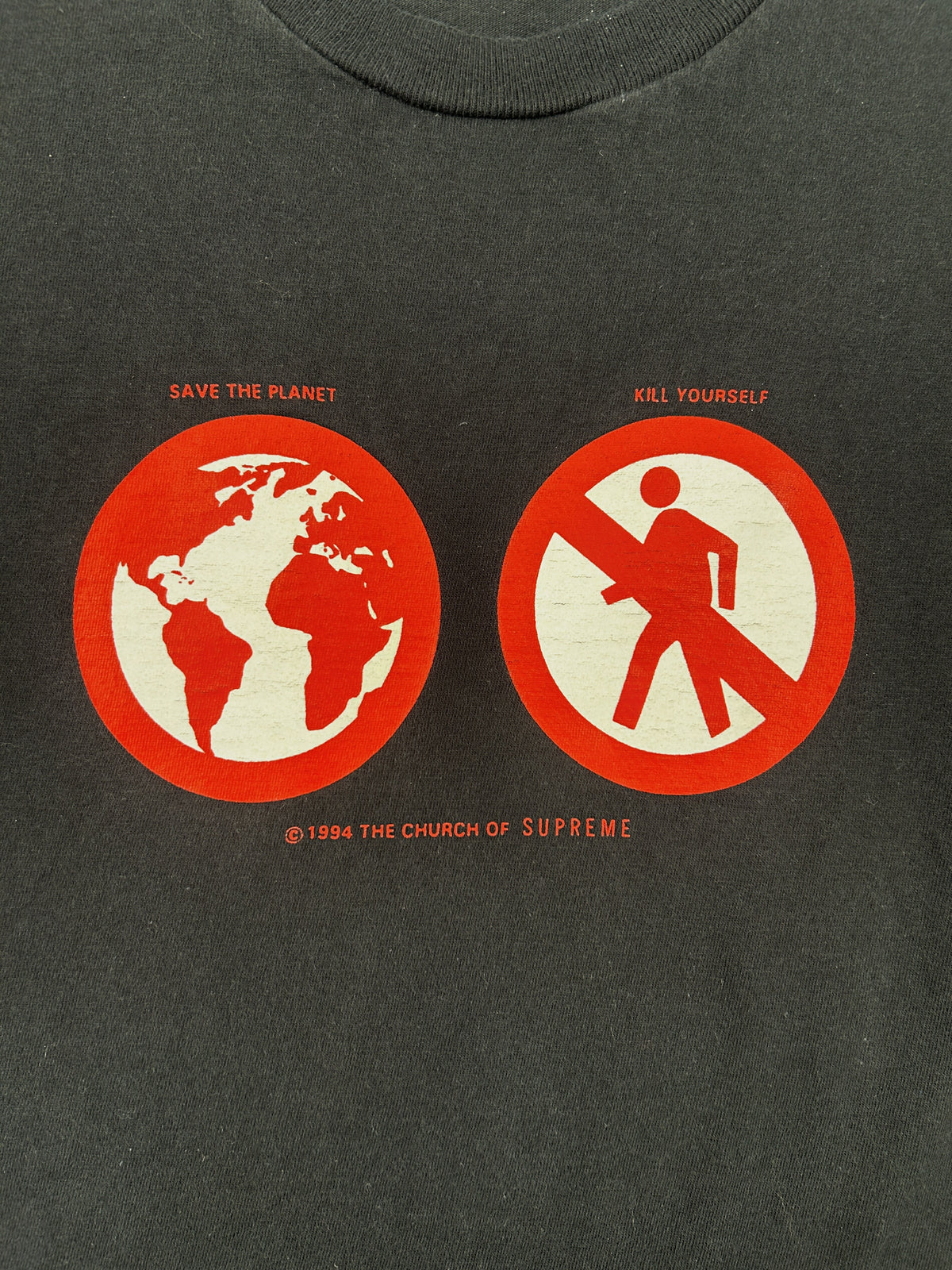 Supreme Size M FW 2019 Save The Planet T-Shirt