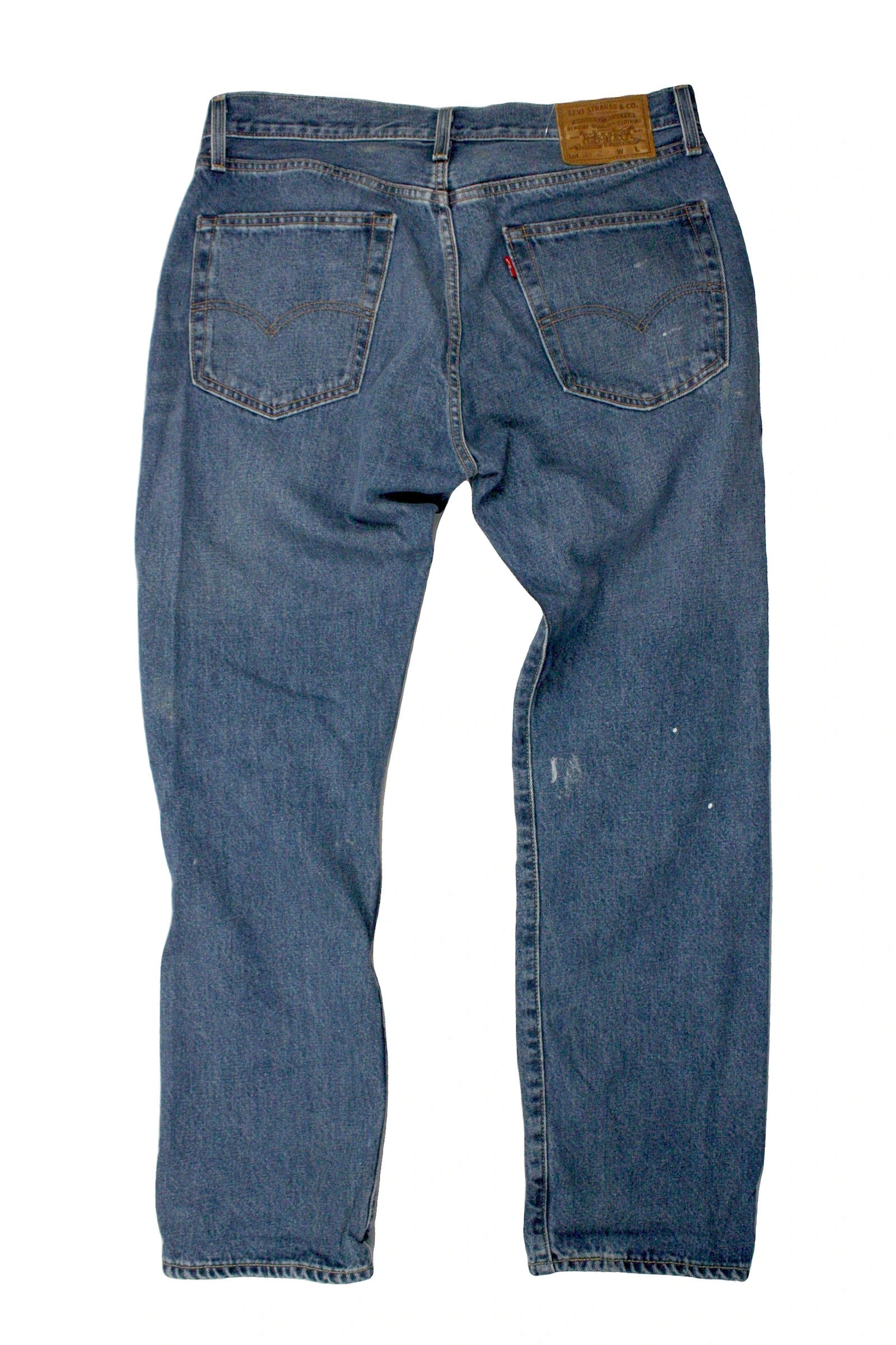 Levi's Men's Blue Medium Wash Straight Leg Painter Jeans – Size 34