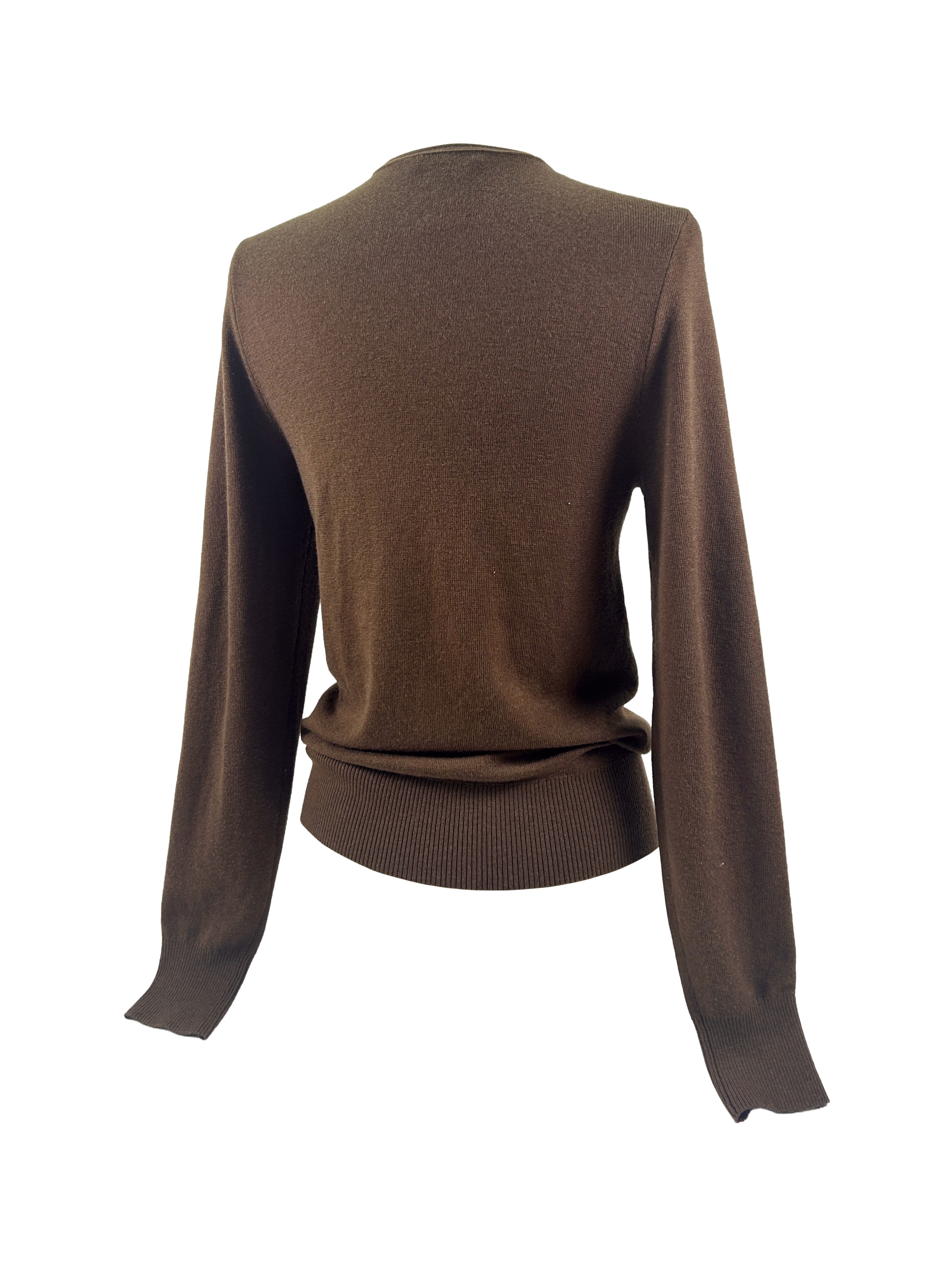 Lemaire Size M Wool Blend Cardigan