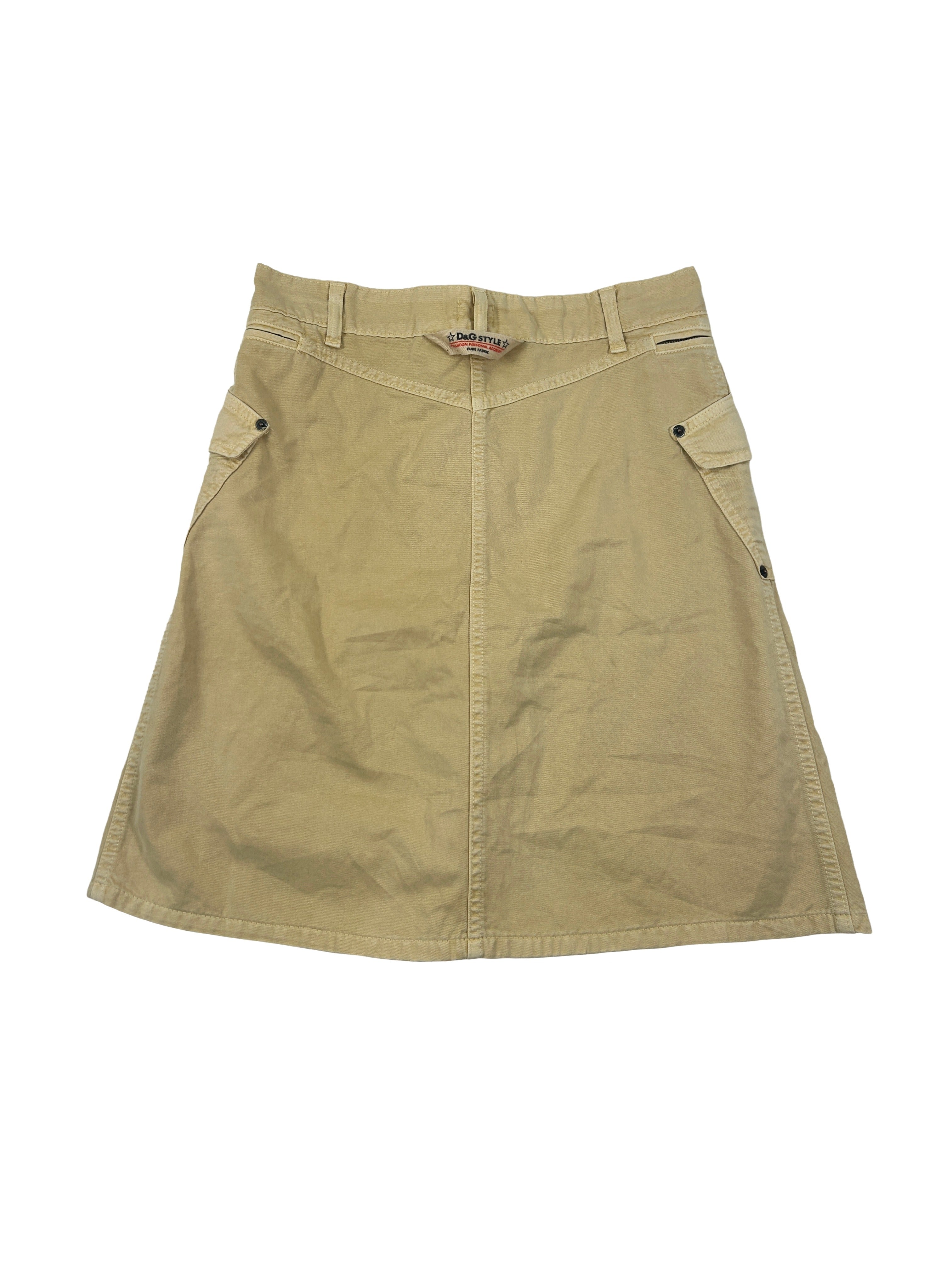 Dolce & Gabbana Size 40 Vintage Cargo Skirt