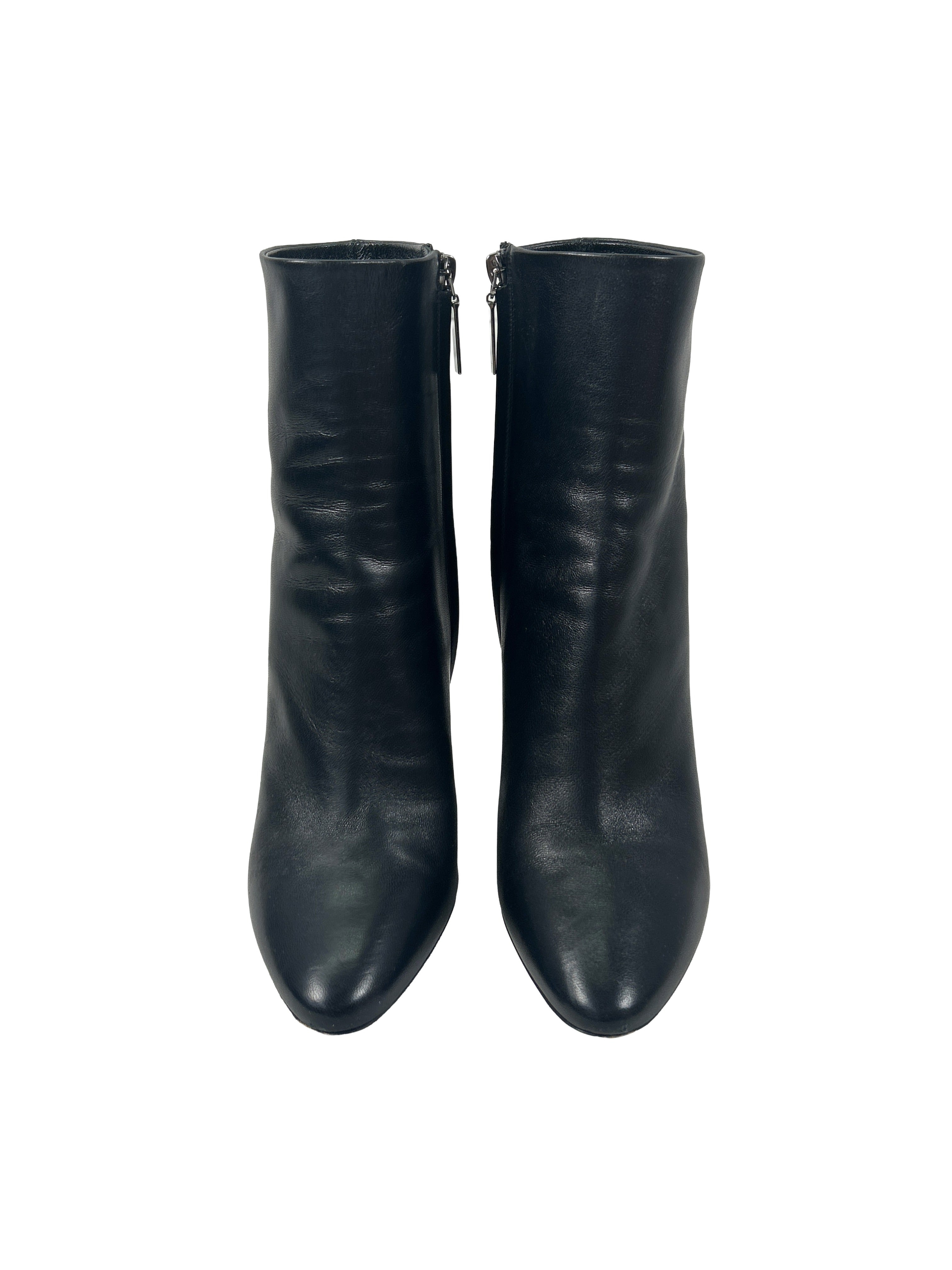 Saint Laurent Size 37.5 Lou Ankle Boots