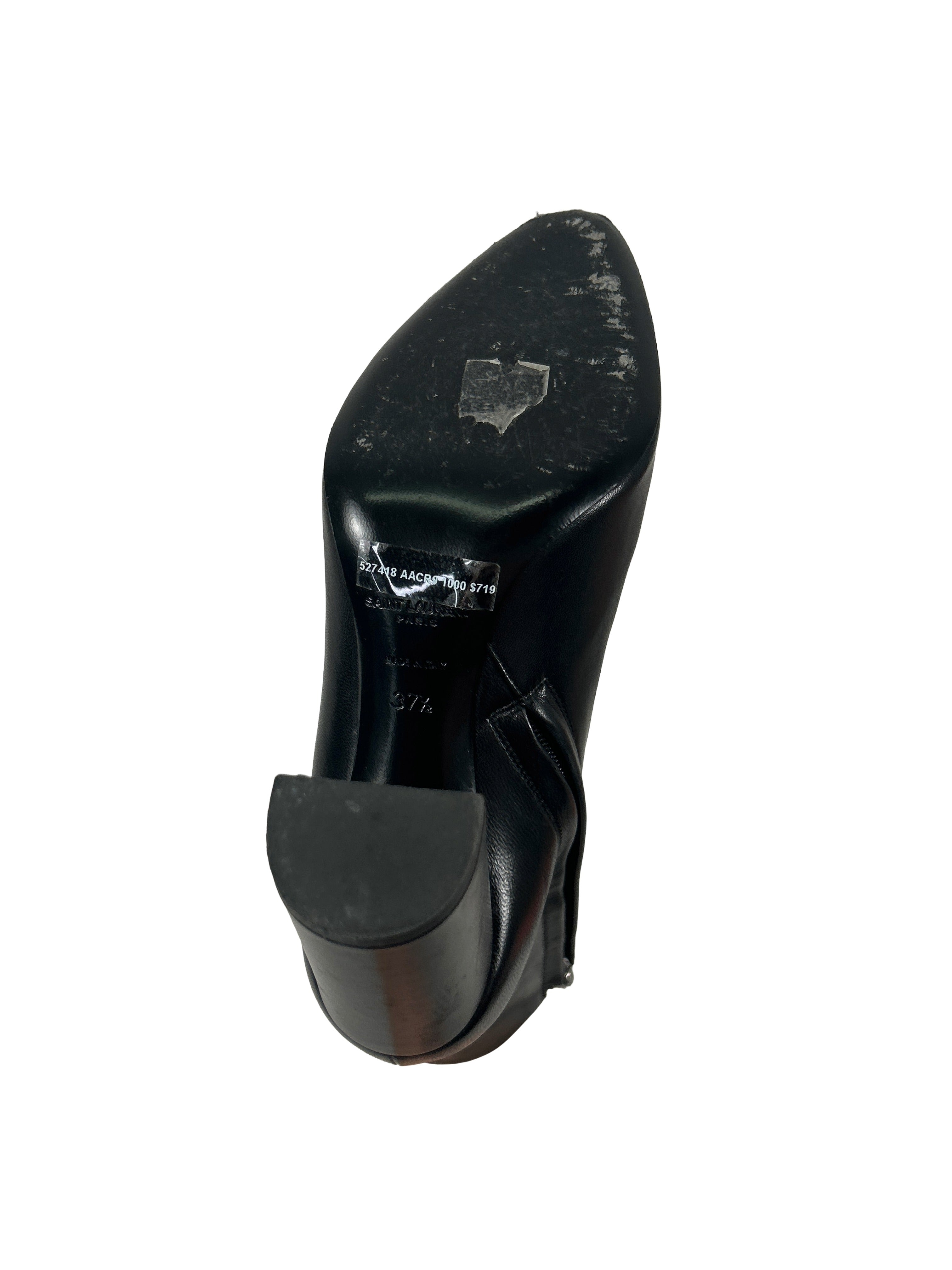 Saint Laurent Size 37.5 Lou Ankle Boots