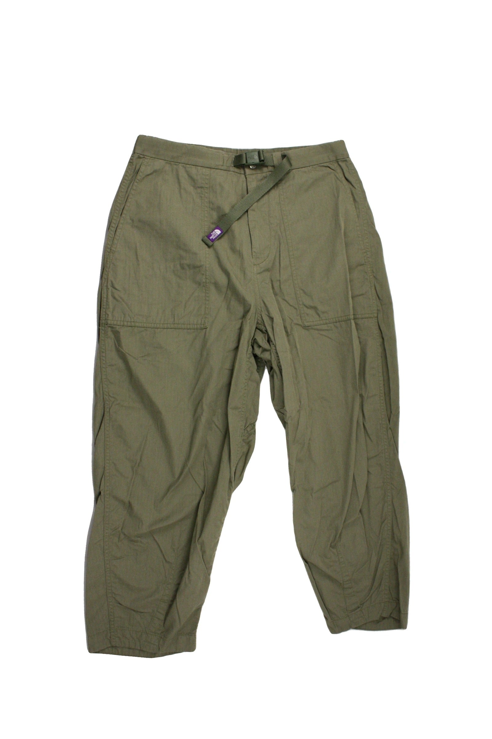 The North Face Men's Green High-Rise Tapered Pants with Buckle Waist – Size 30