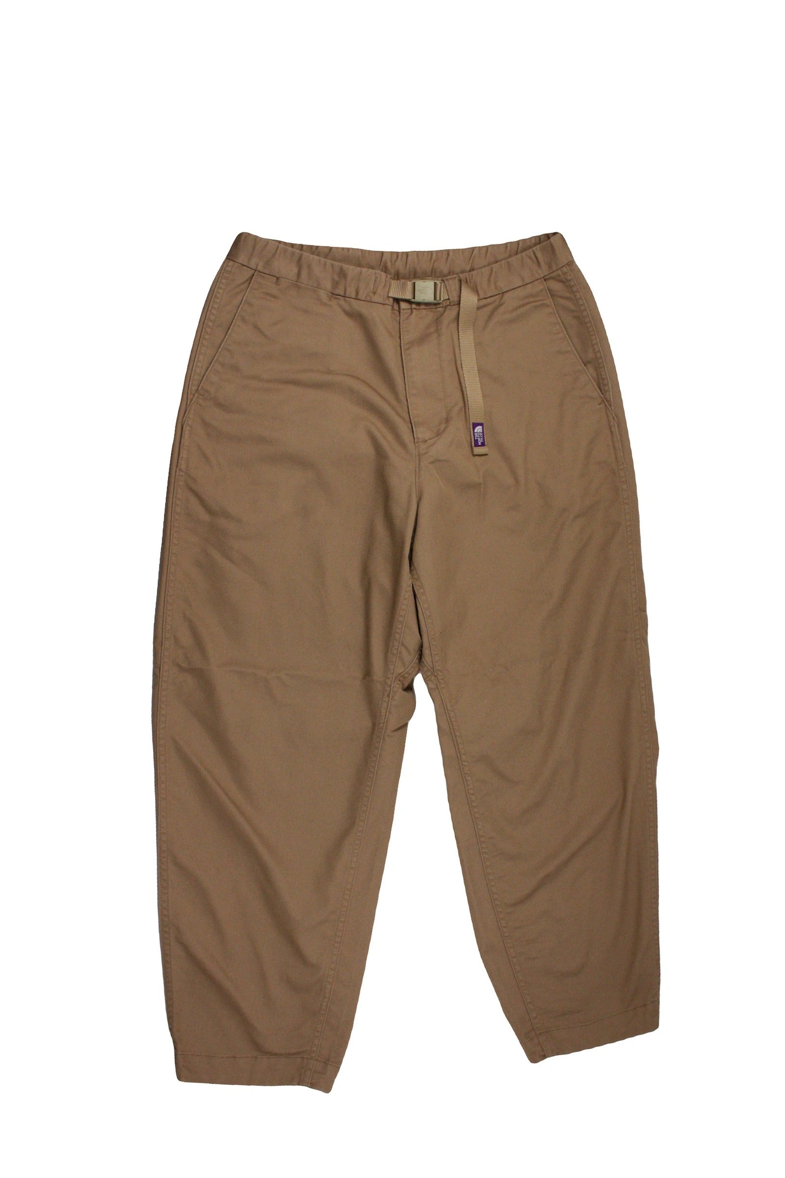 The North Face Men's Camel High-Rise Tapered Pants with Buckle Waist – Size 30