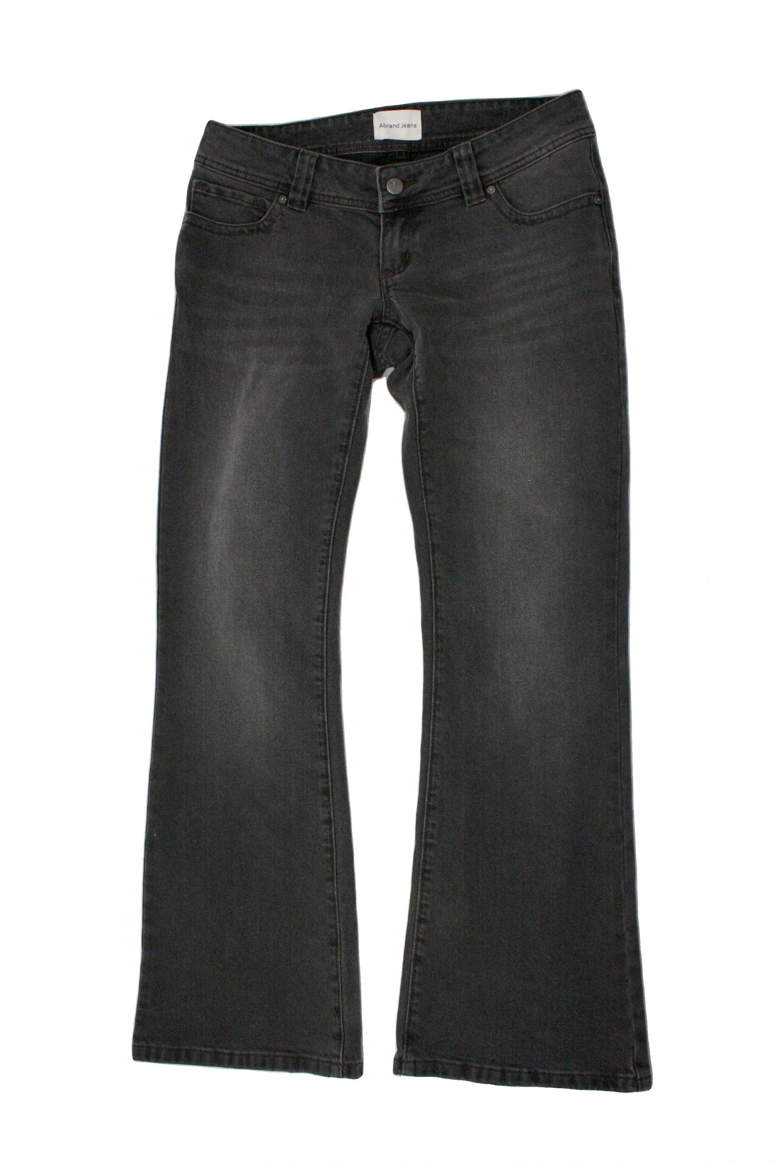 Abrand Jeans Women's Grey Low-Rise Flare Jeans – Size 30