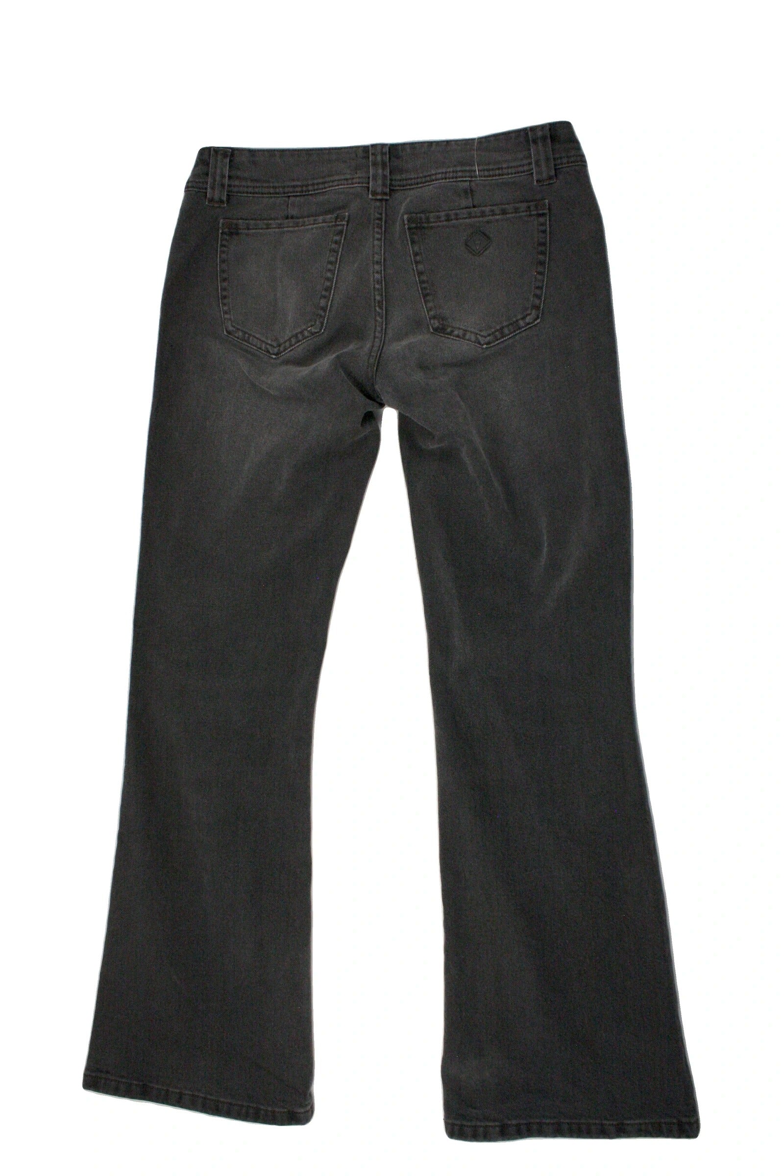 Abrand Jeans Women's Grey Low-Rise Flare Jeans – Size 30