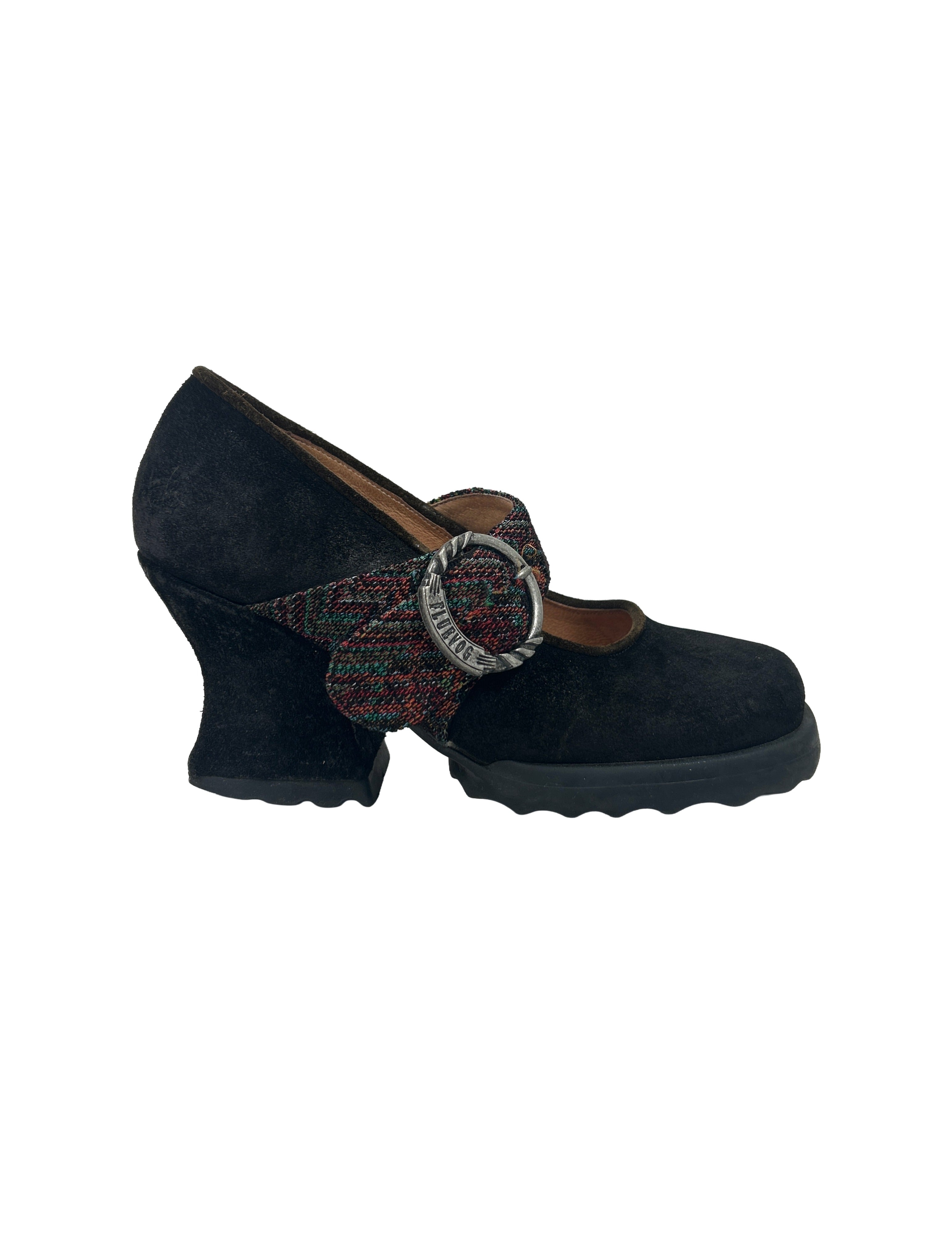 John Fluevog Size 6.5 Arret Mary Jane Heels