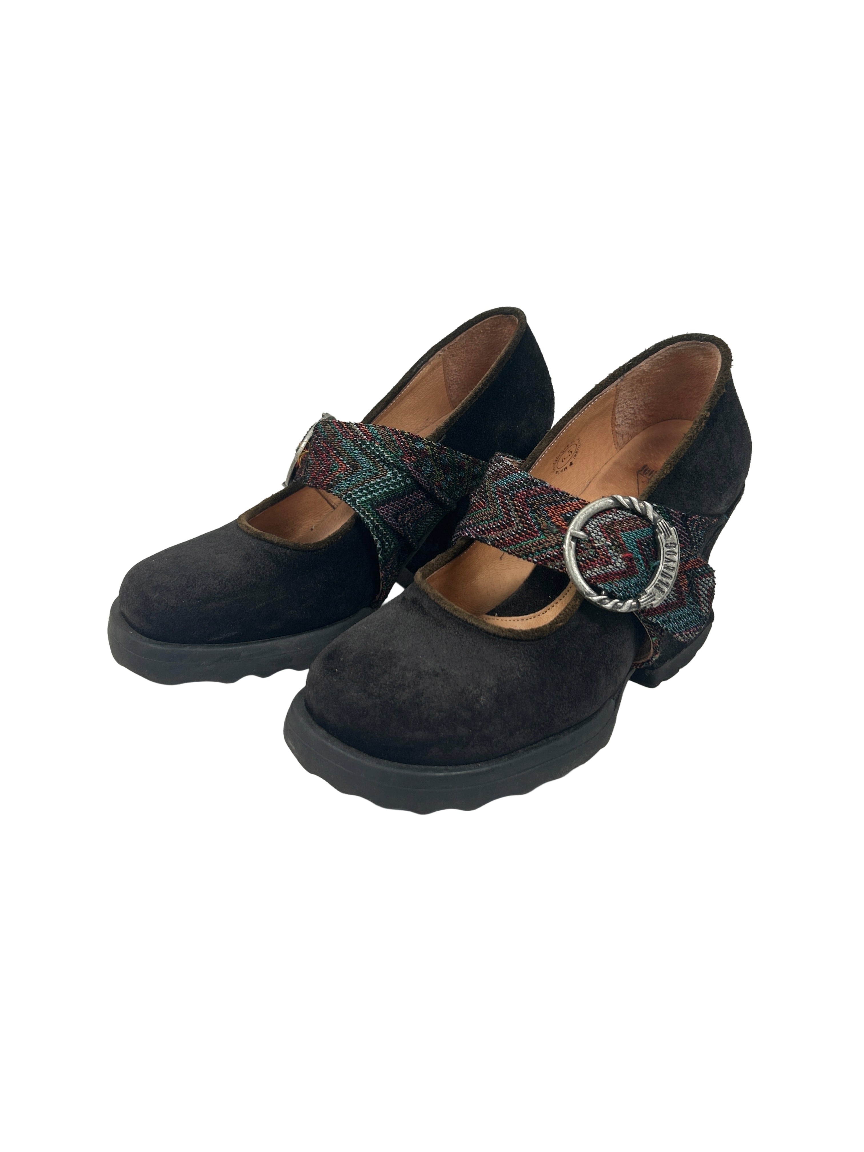 John Fluevog Size 6.5 Arret Mary Jane Heels