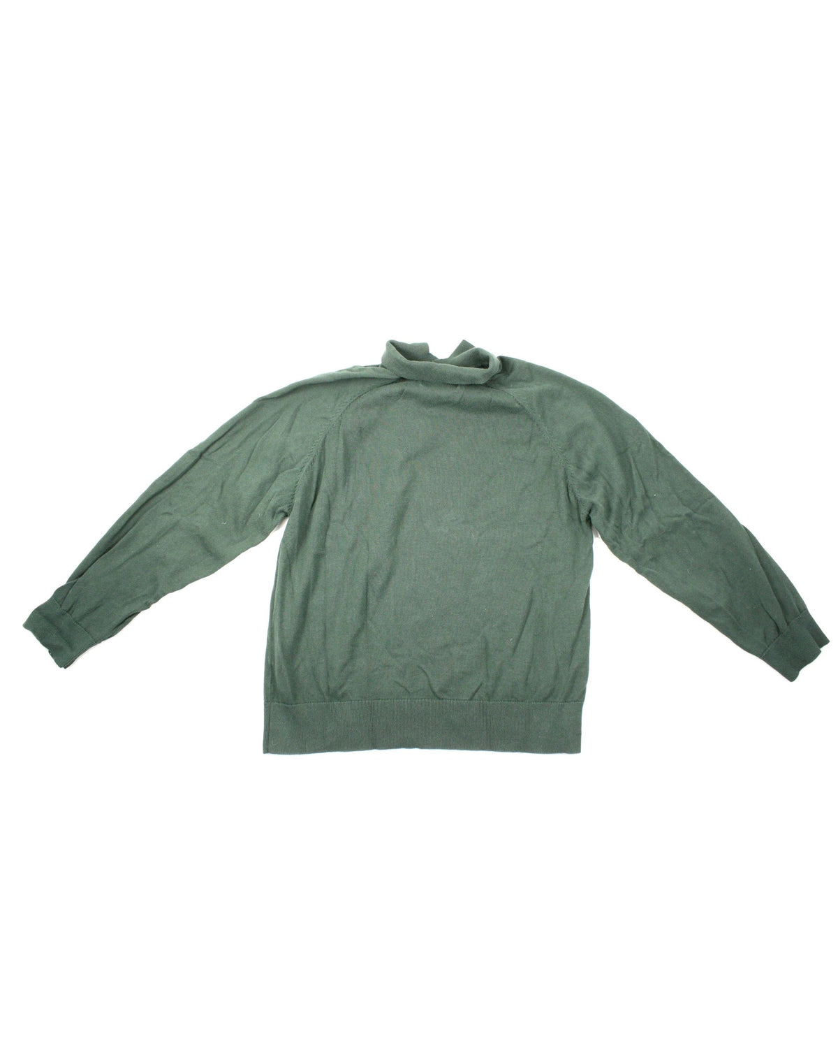 Champlain Men's Green Cotton Long Sleeve Polo Shirt – Size M