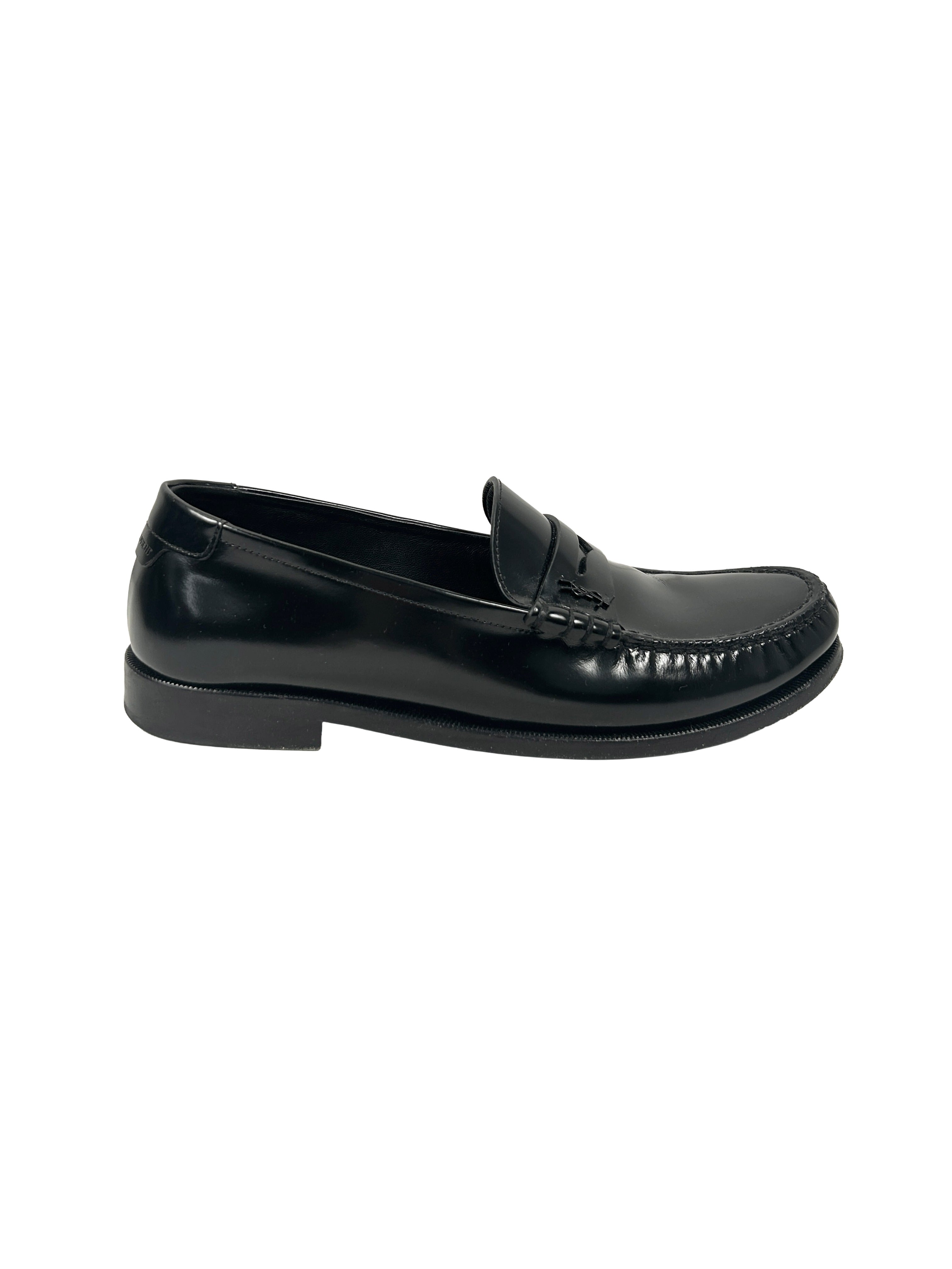 Saint Laurent Size 42 "Le Loafer" Penny Loafers