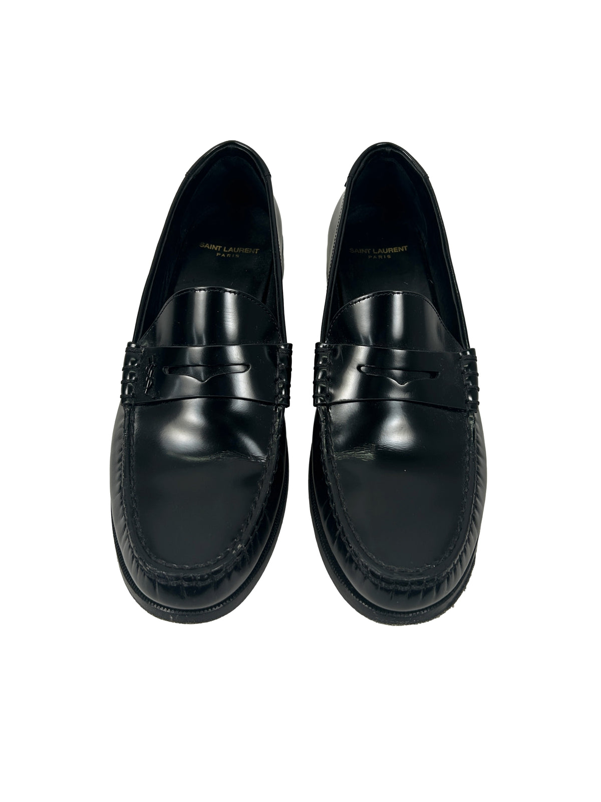 Saint Laurent Size 42 "Le Loafer" Penny Loafers
