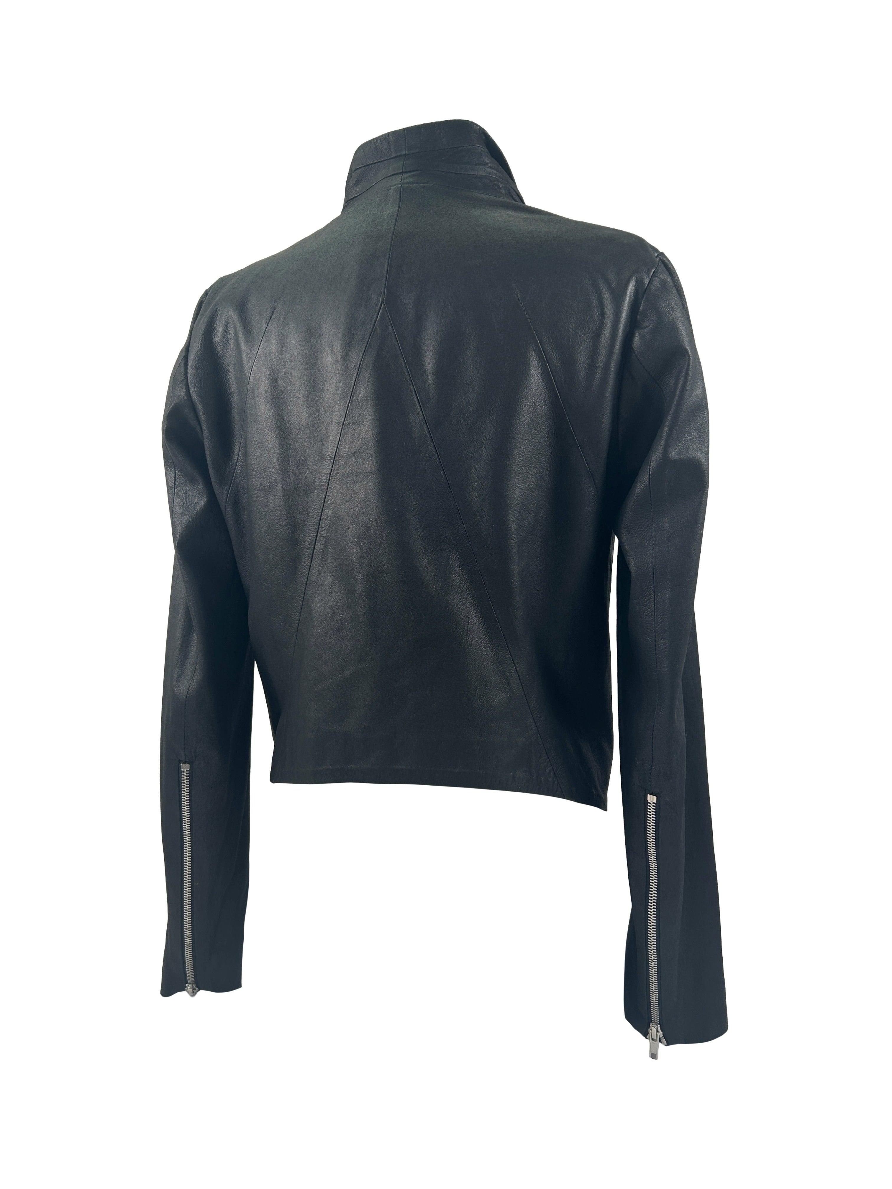 Helmut Lang Spring 2015 Sample Leather Jacket