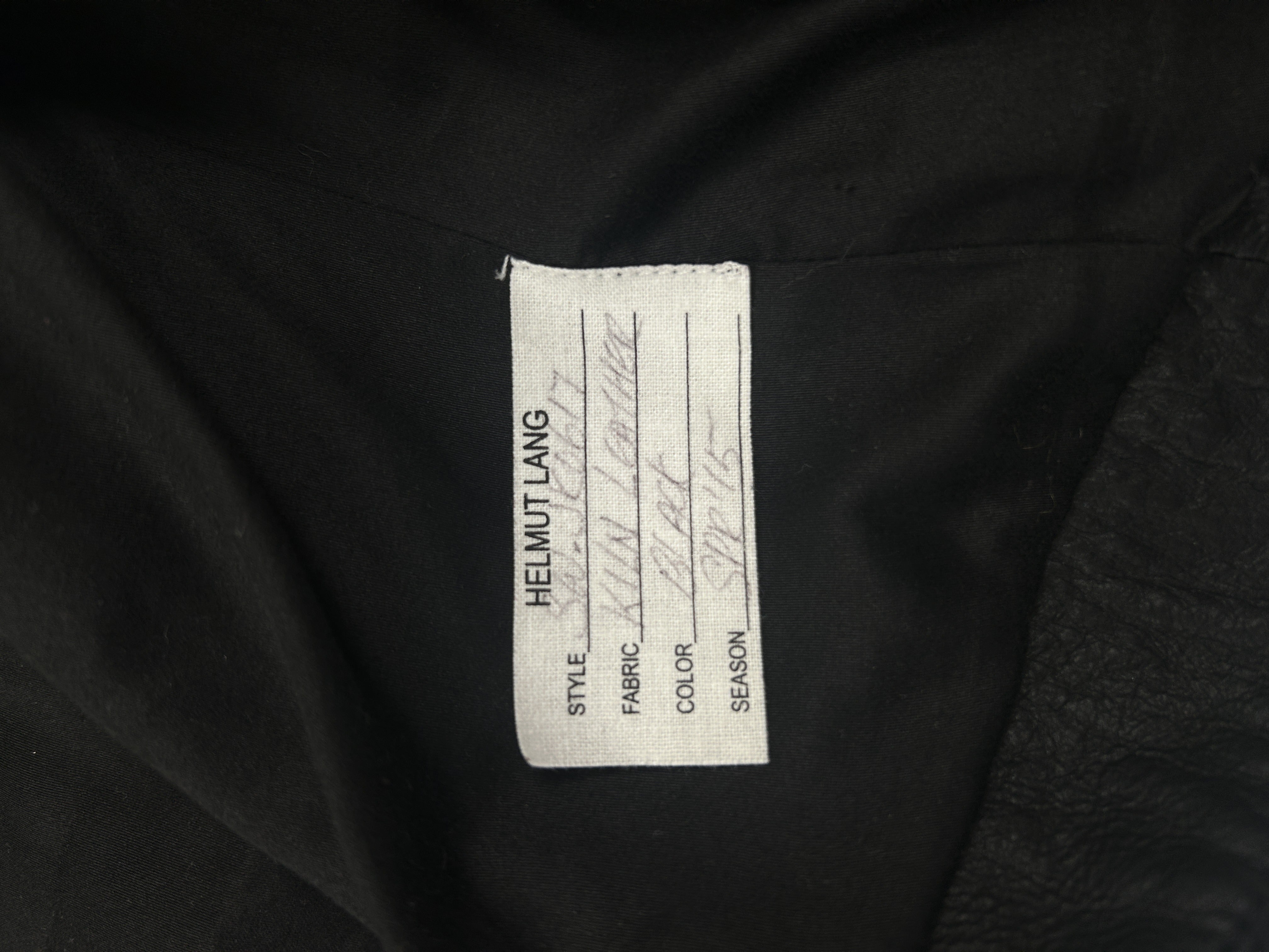 Helmut Lang Spring 2015 Sample Leather Jacket