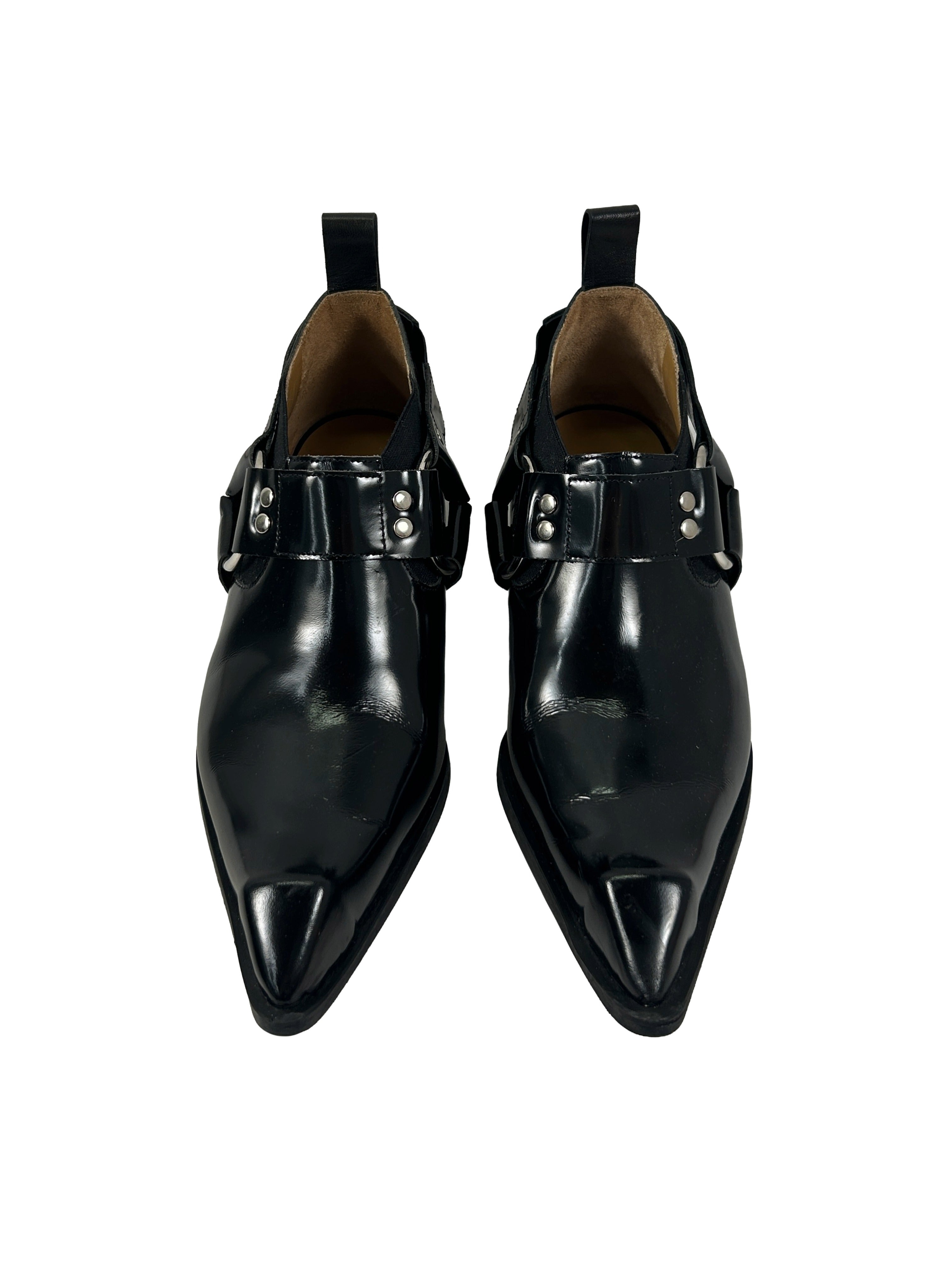 John Fluevog Size 6 Priscilla Harness Swordfish Shoes