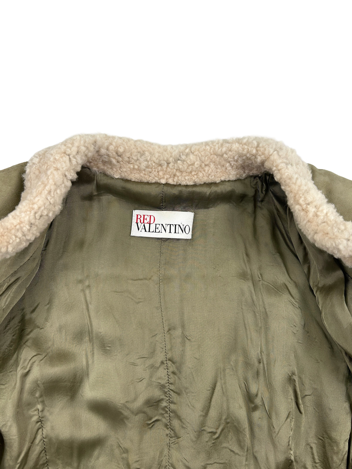 RED Valentino Size 40 Suede Peplum Jacket