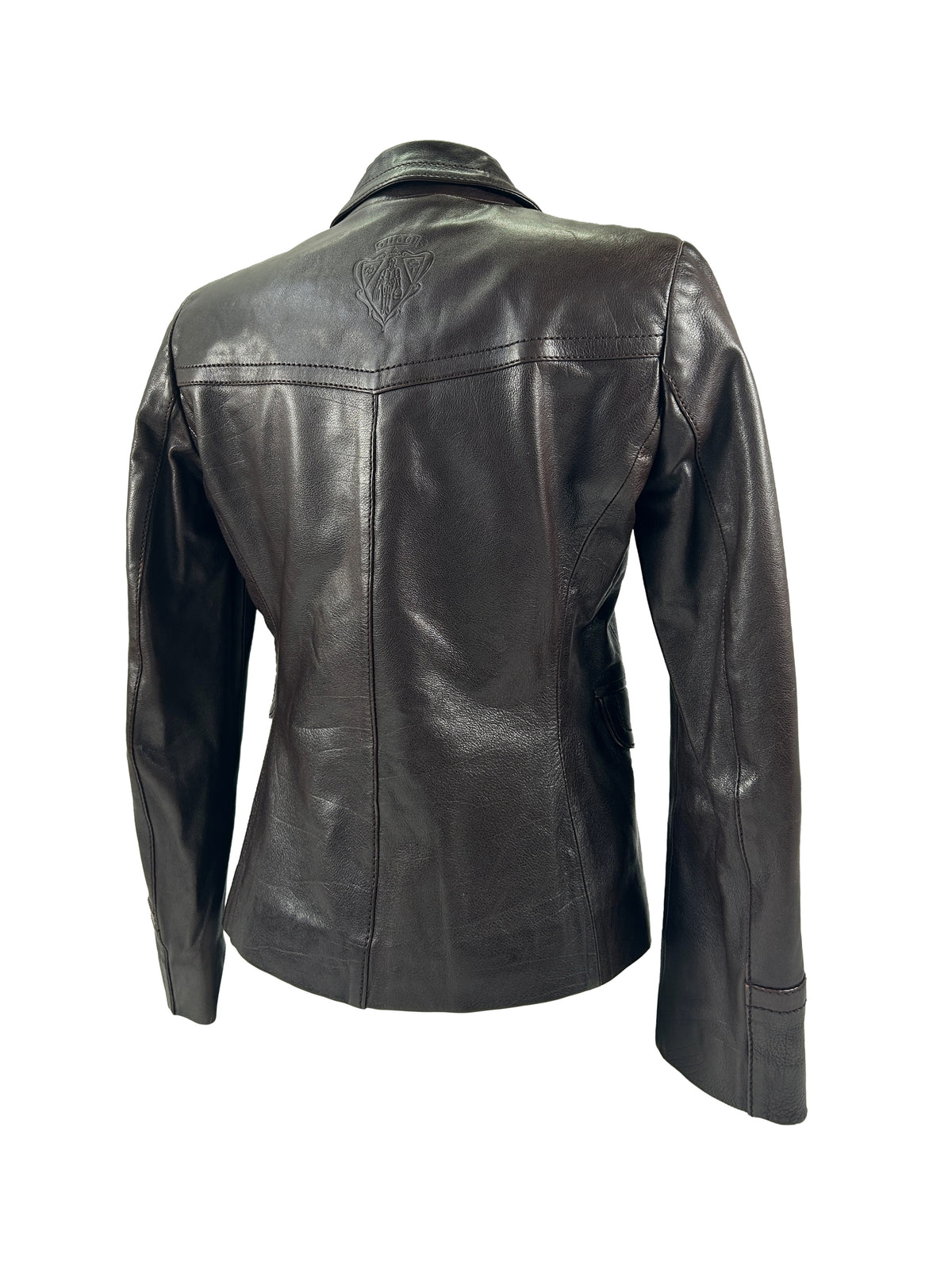 Gucci Dark Brown Leather Blazer