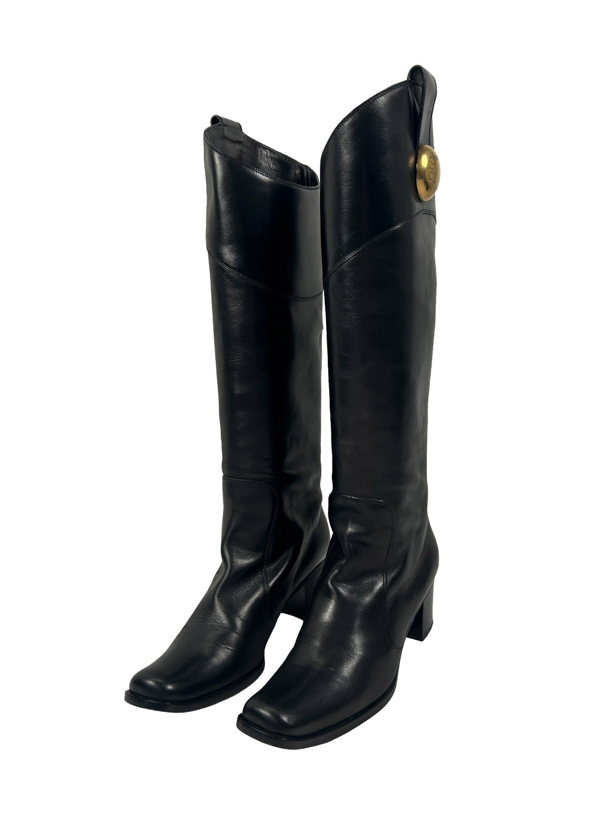Dolce & Gabbana Size 36.5 Leather Riding Boots