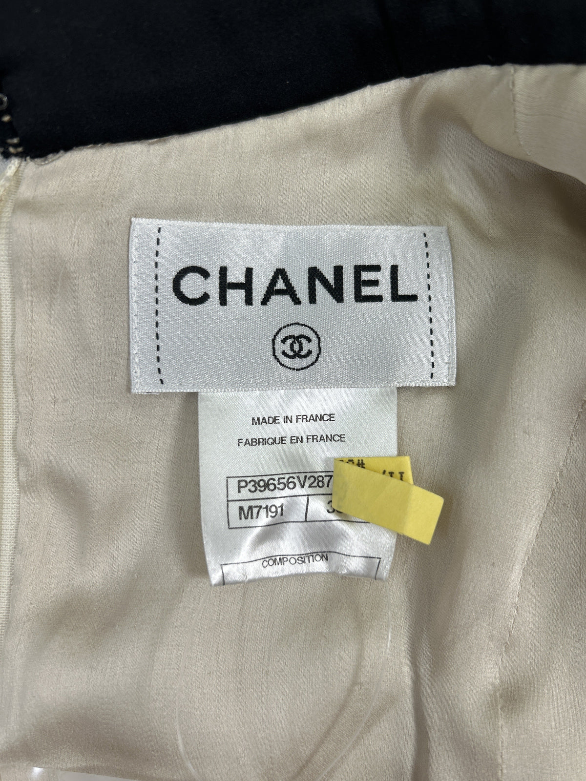 Chanel Size 36 FW 2010 Cashmere & Silk Fringe Trim Dress