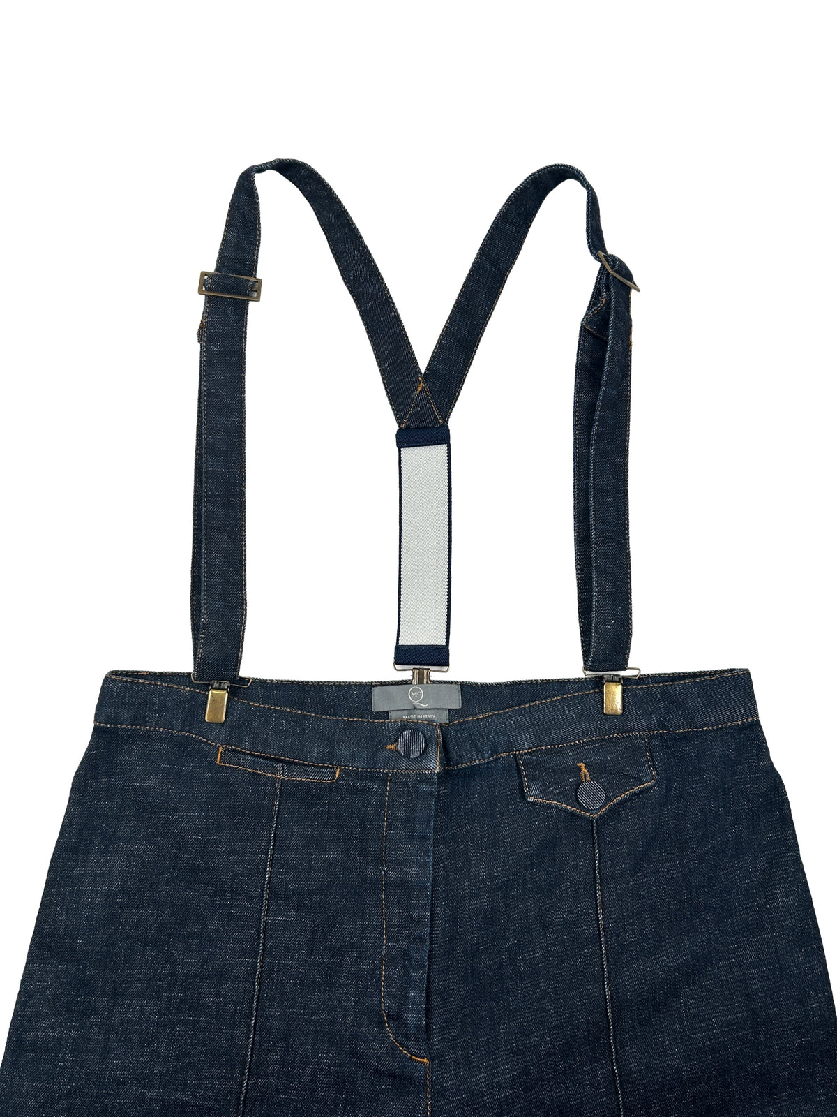 McQ Alexander McQueen Size 48 Flared Suspender Jeans