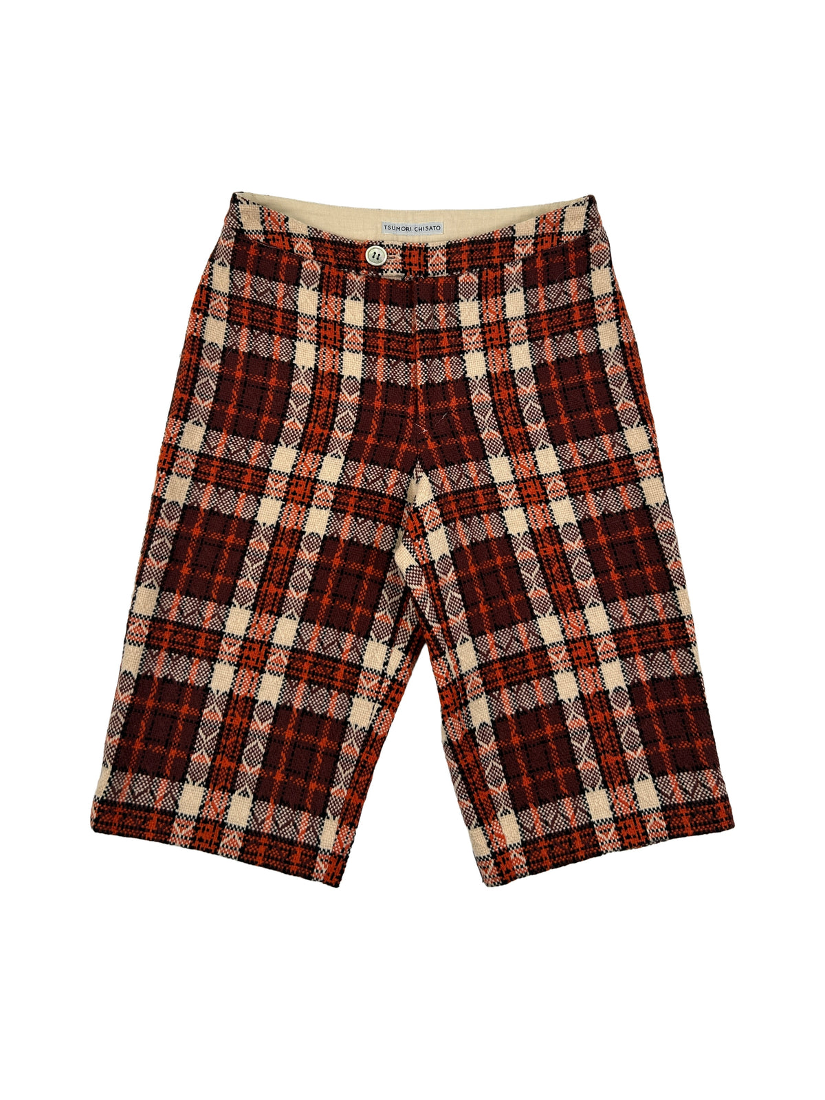 Tsumori Chisato Size 26" AW 1997 Sample Plaid Shorts