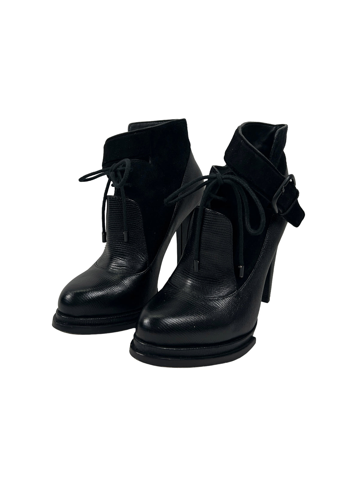 Alexander Wang Size 39 Lace-Up Platform Ankle Boots