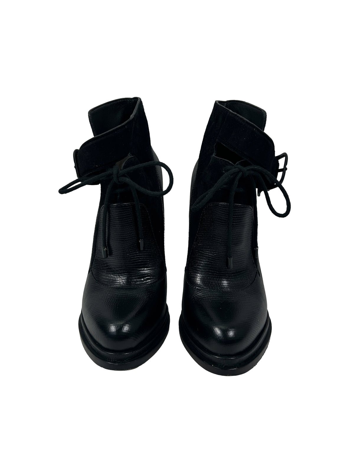 Alexander Wang Size 39 Lace-Up Platform Ankle Boots