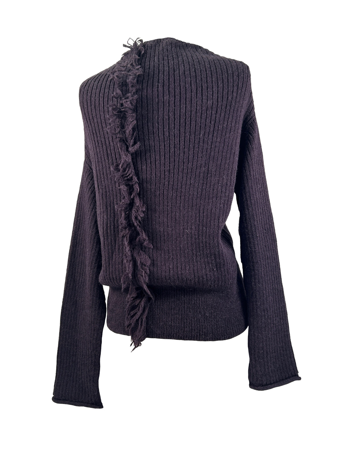 Y's Size 2 Asymmetrical Drop-Shoulder Cardigan