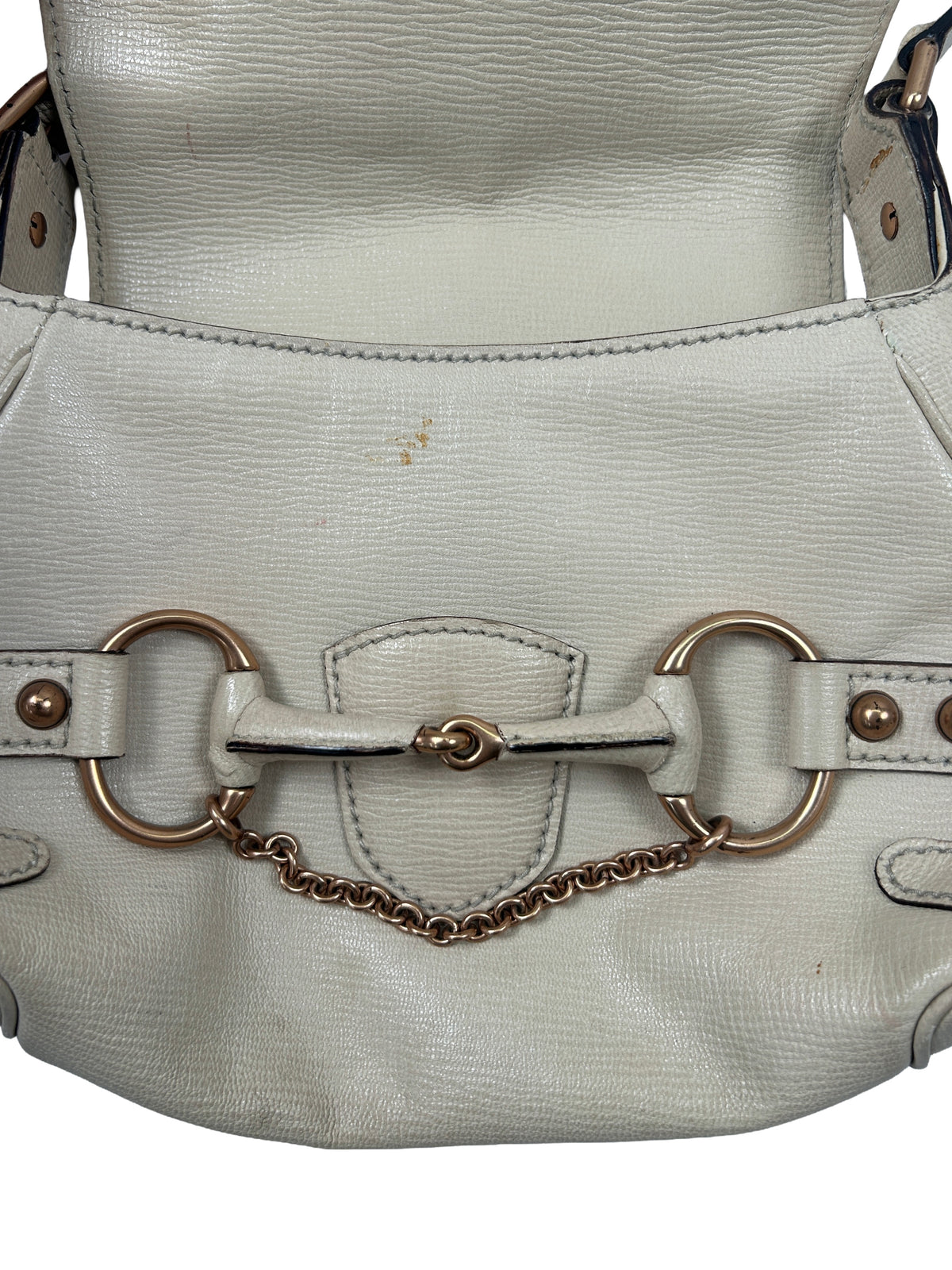 Gucci Vintage Horsebit Chain Shoulder Bag