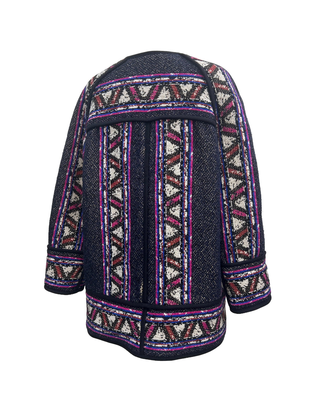 Isabel Marant Size 1 FW15 Driest Tribal-Woven Coat
