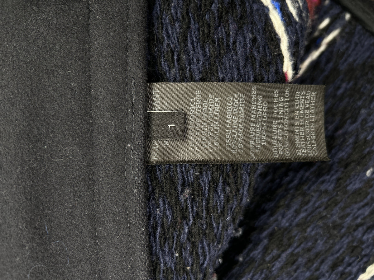 Isabel Marant Size 1 FW15 Driest Tribal-Woven Coat