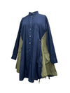 Sacai Size 2 Hybrid Docking Shirt-Coat