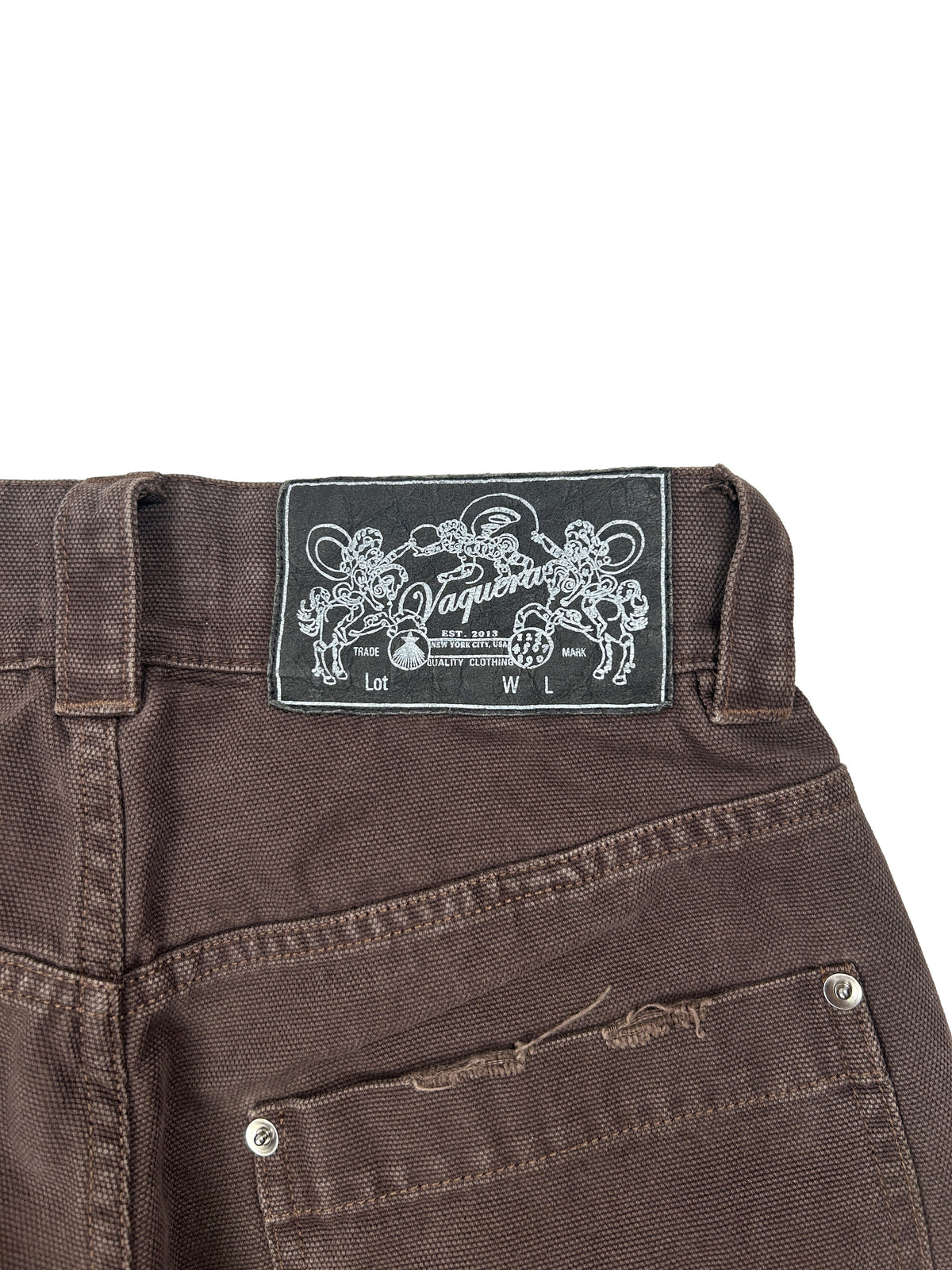 Vaquera Size 26 Brown Workwear Trousers