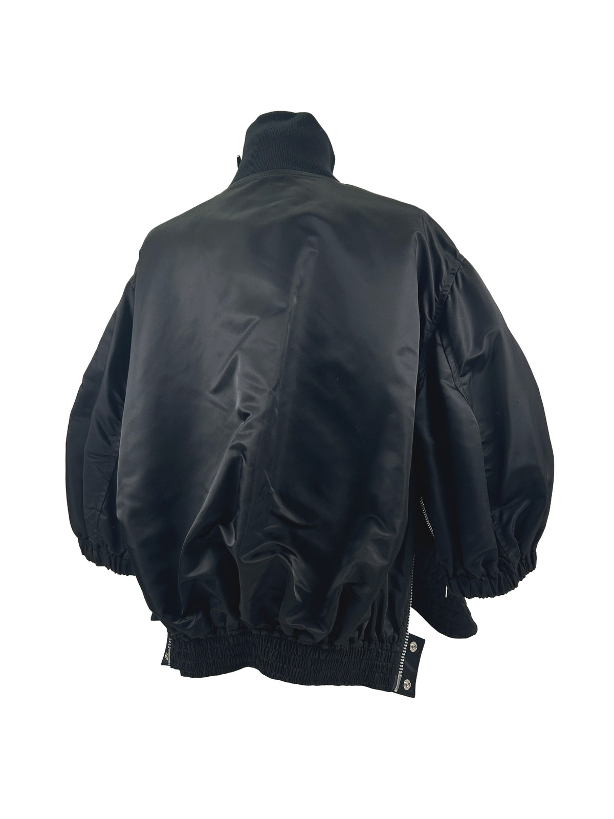 Sacai Size 1 Ruffled MA-1 Bomber Jacket