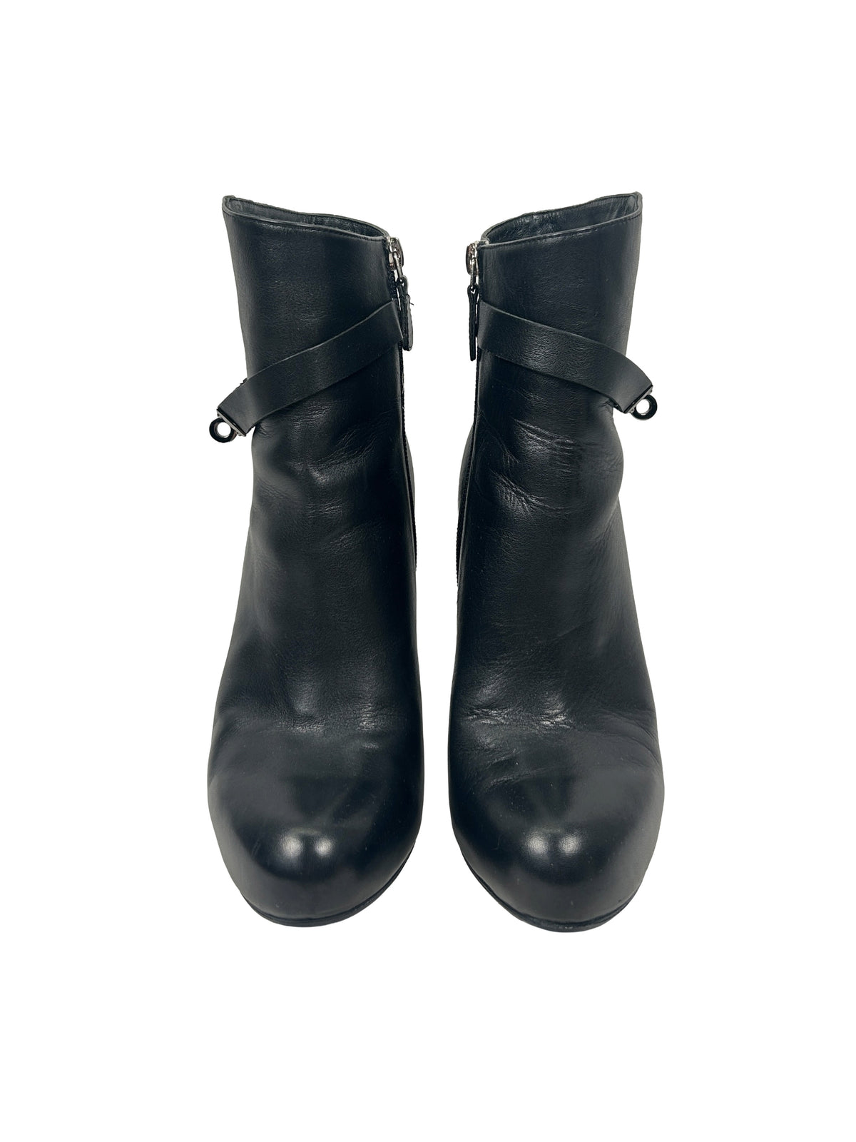 Hermes Size 38 Turn-Lock Stiletto Ankle Boots