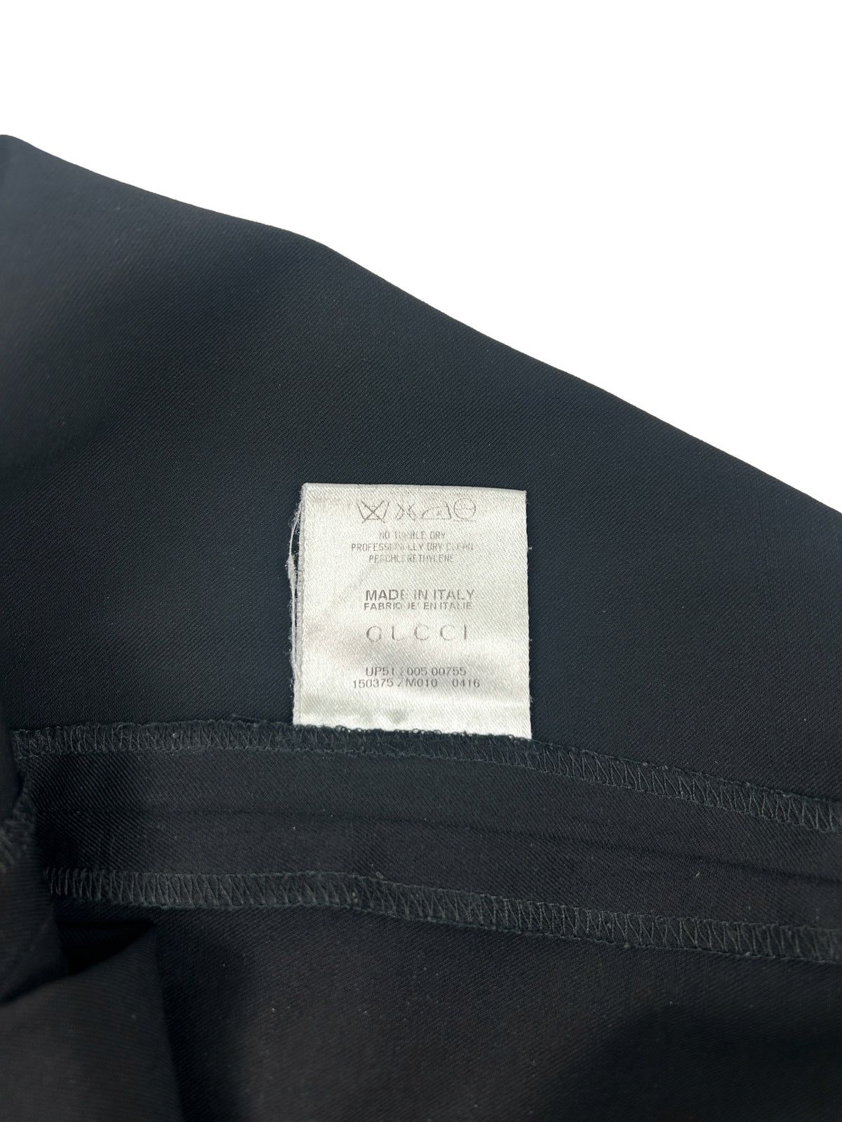 Gucci Size 42 Vintage Horsebit Cropped Trousers