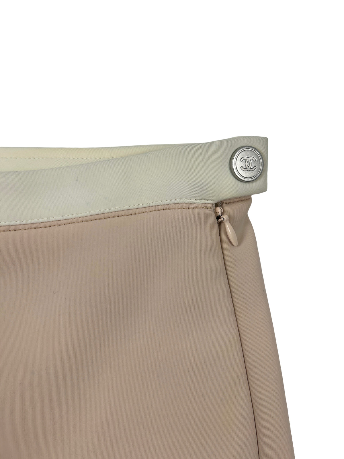 Chanel Size 36 Vintage 2001 Peach Neoprene Ski Pants