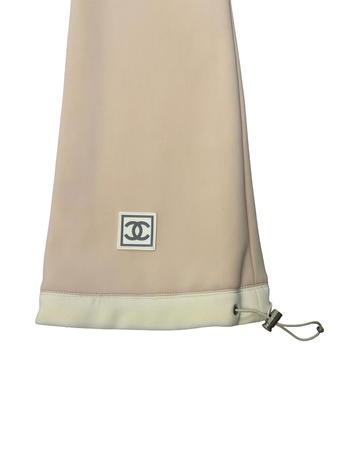 Chanel Size 36 Vintage 2001 Peach Neoprene Ski Pants