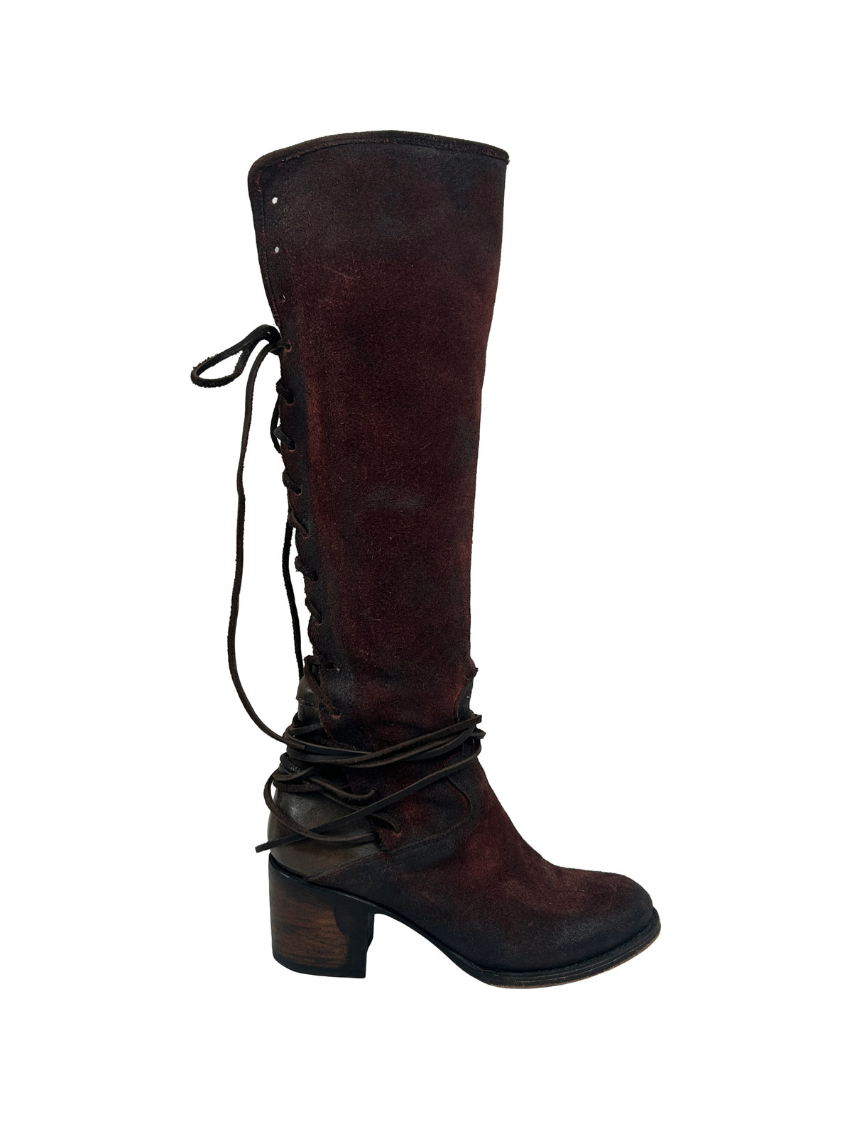 Freebird Size 8 COAL Suede Tall Riding Boots