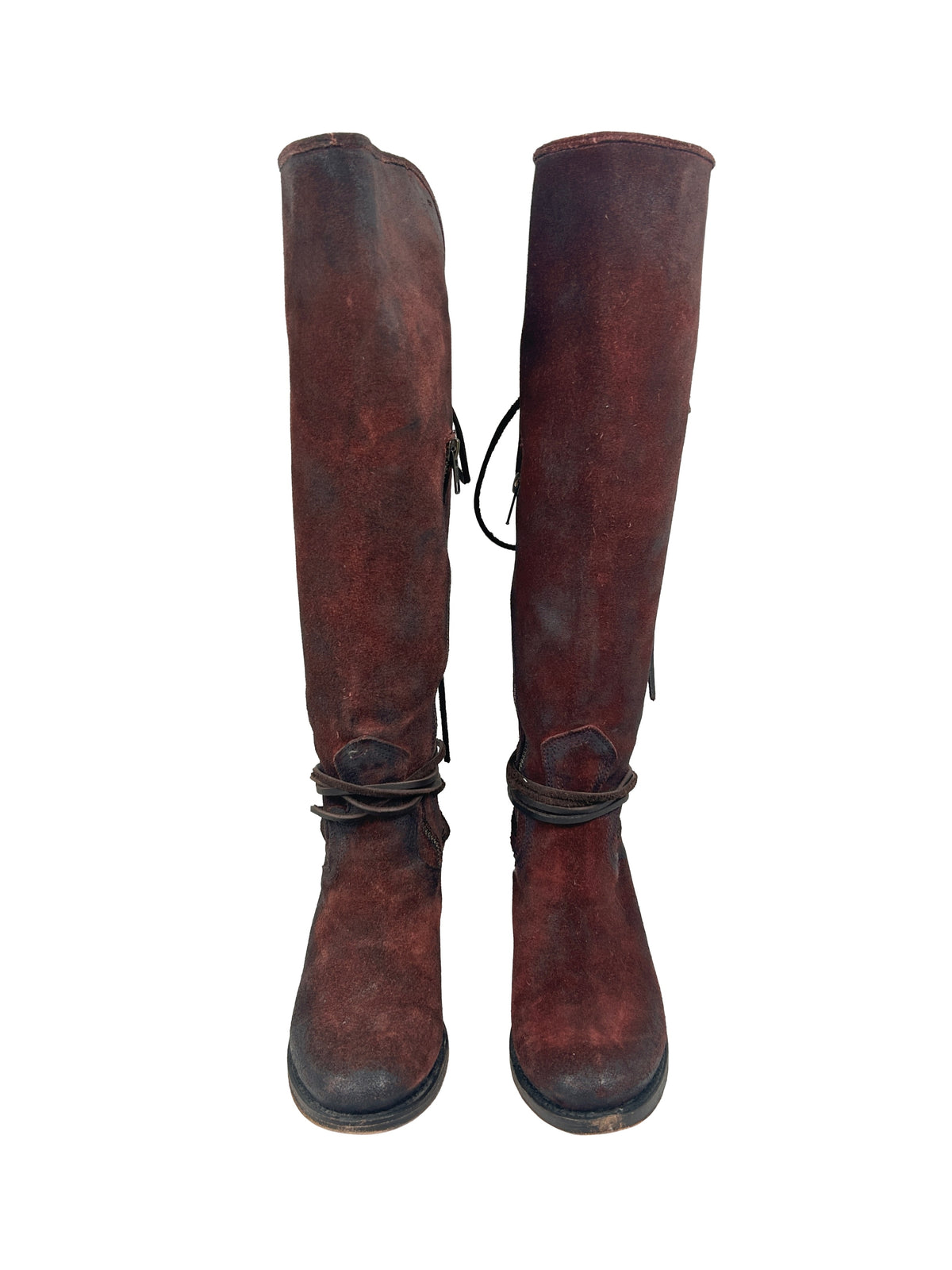 Freebird Size 8 COAL Suede Tall Riding Boots