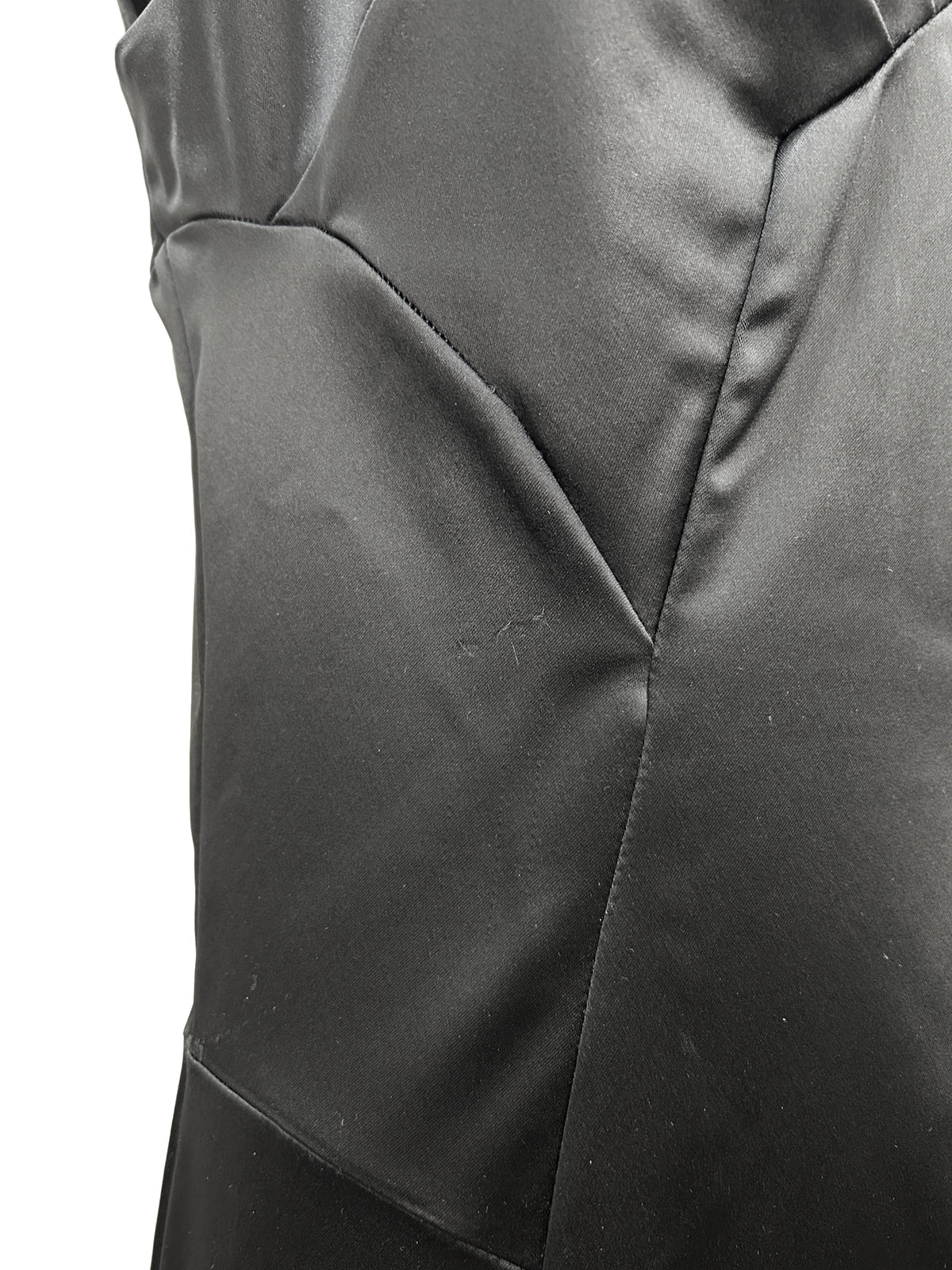 D&G Dolce & Gabbana Size 44 Vintage Satin Midi Dress