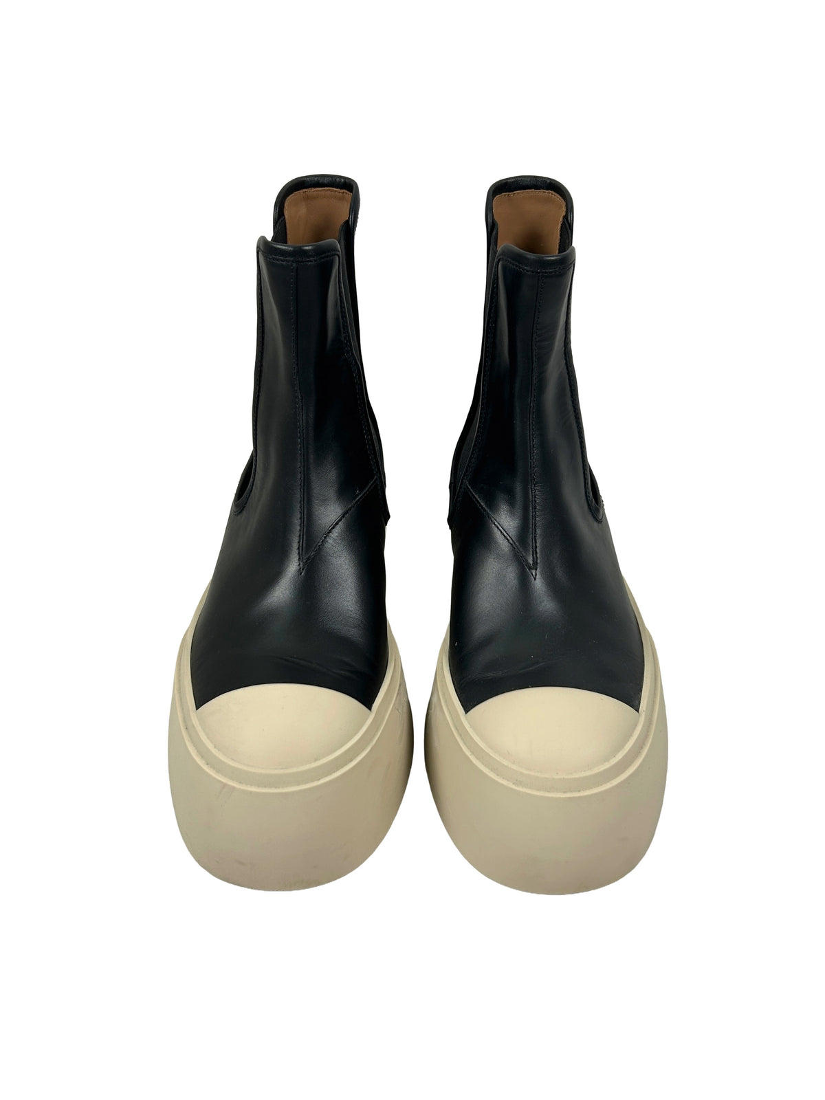 Marni Size 41 Pablo Leather Chelsea Boots