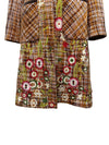 Max Mara Size 2 Floral-Embroidered Tweed Coat